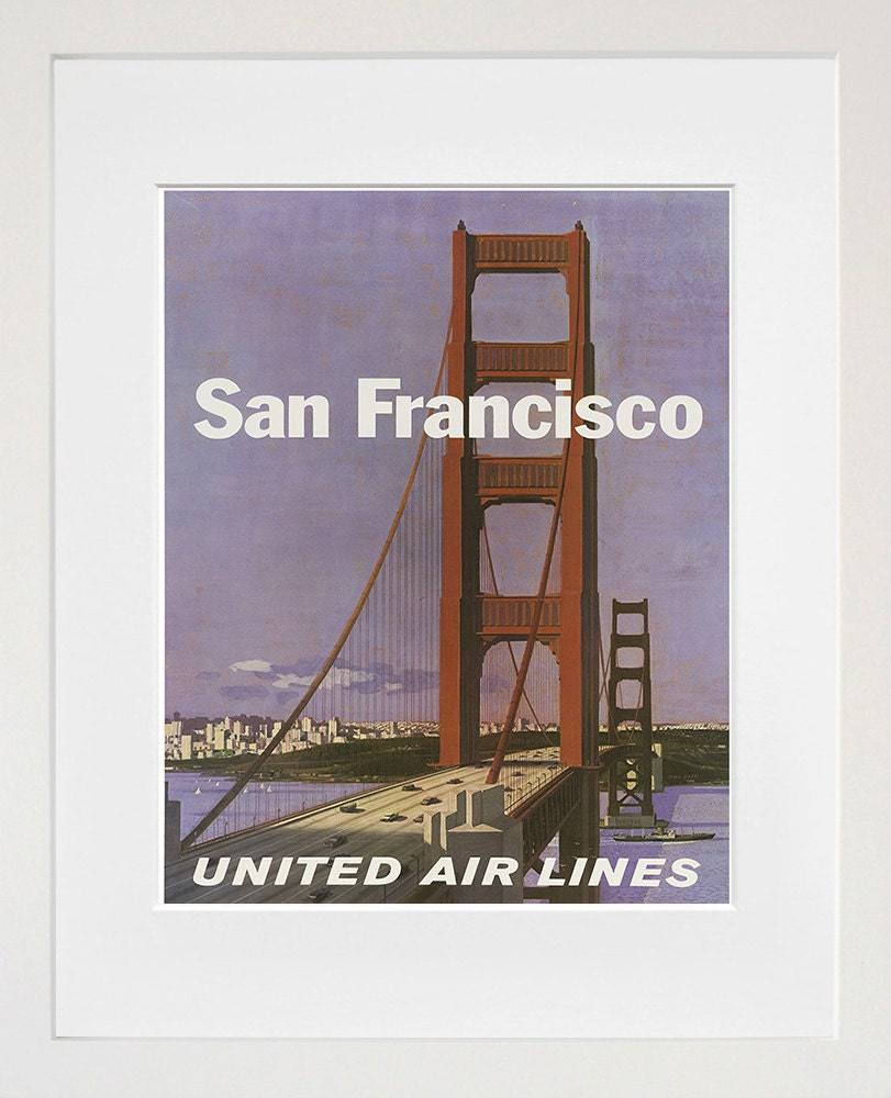 San Francisco Retro Poster Travel Art Home Decor Print (zt586)
