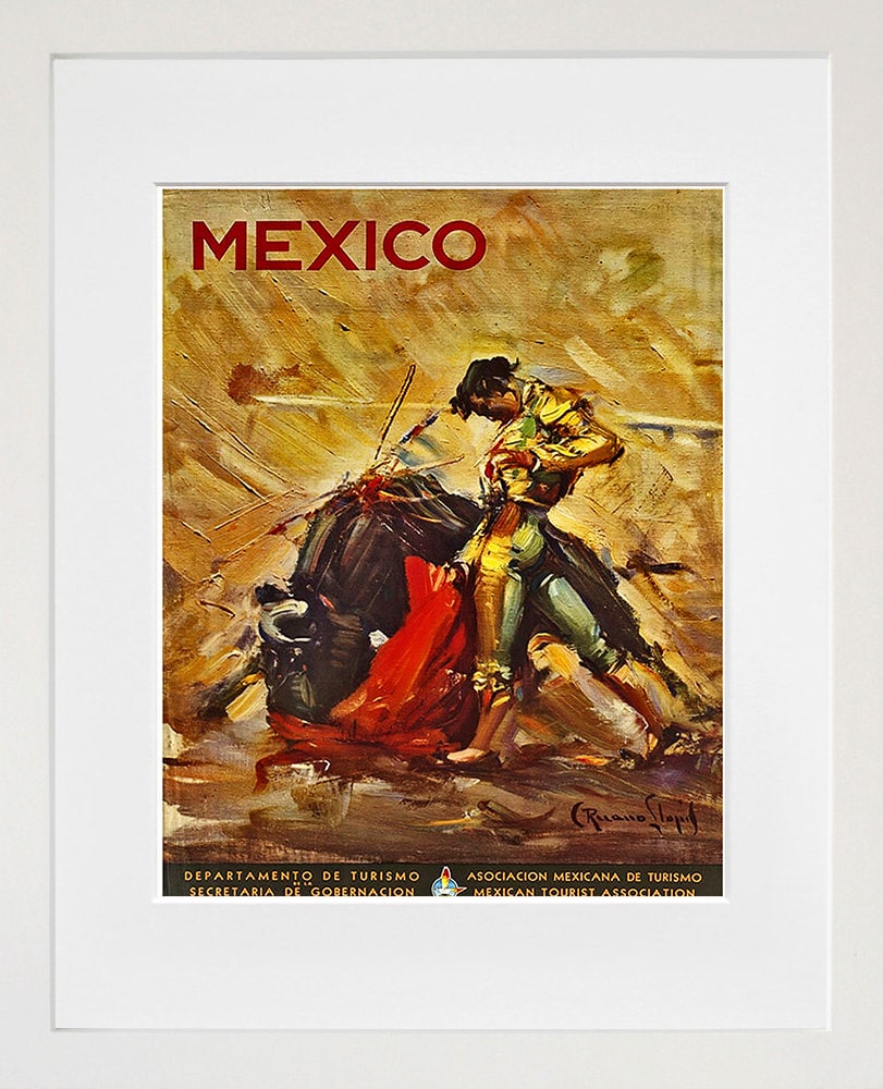 Mexico Retro Poster Mexican Travel Art Home Decor Print (zt483)