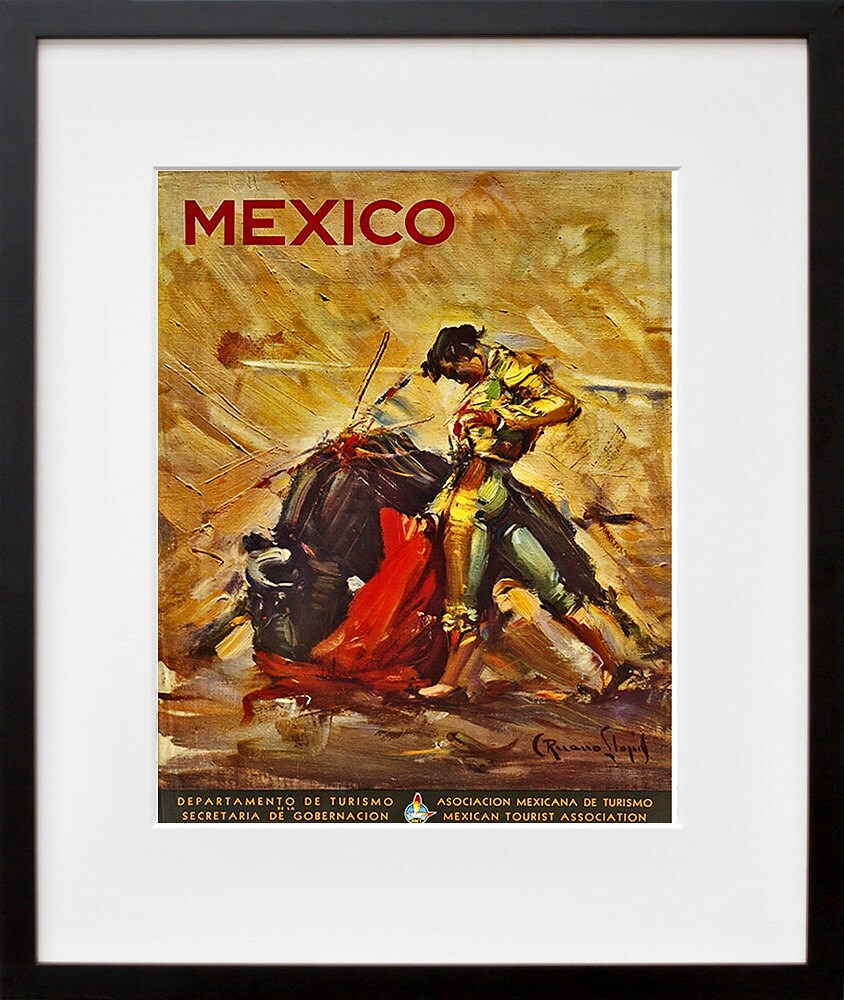 Mexico Retro Poster Mexican Travel Art Home Decor Print (zt483)