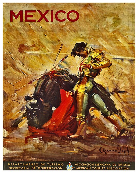 Mexico Retro Poster Mexican Travel Art Home Decor Print (zt483)
