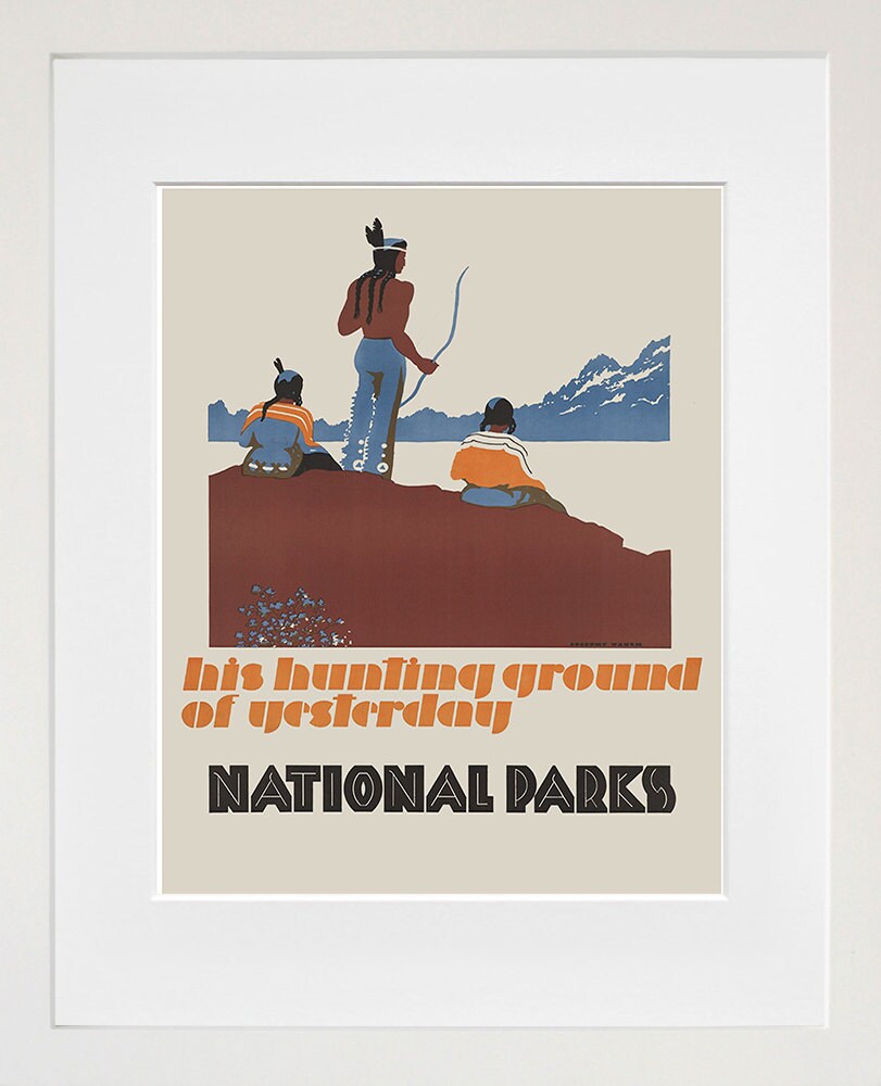 Retro Decor National Parks Art Travel Poster Wall Art Print (ZT686)