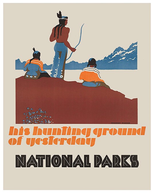 Retro Decor National Parks Art Travel Poster Wall Art Print (ZT686)