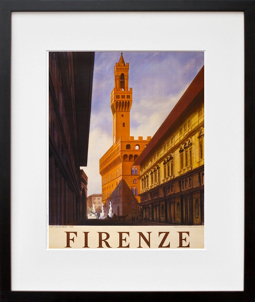Retro Poster Italy Decor Italian Art Travel Poster Wall Art Print (ZT685)