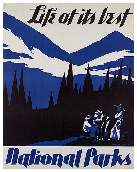 Retro Decor National Parks Art Travel Poster Wall Art Print (ZT688)