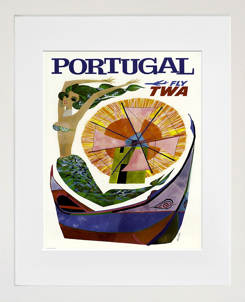 Portugal Art Wall Decor Retro Travel Poster (ZT581)