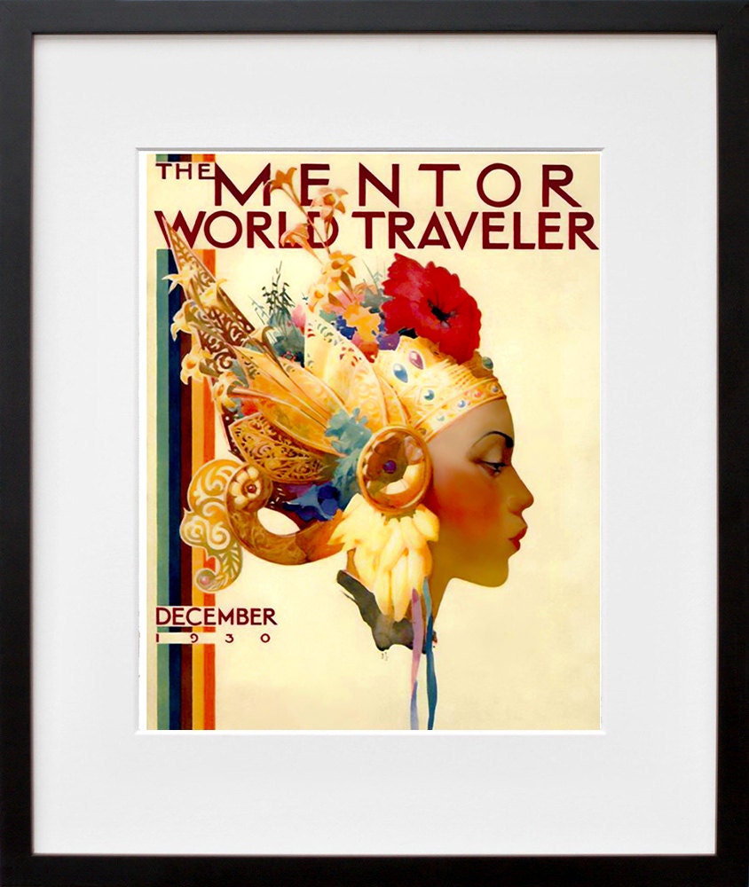 Vintage Travel Poster World Travel Wall Art Print (ZT640)