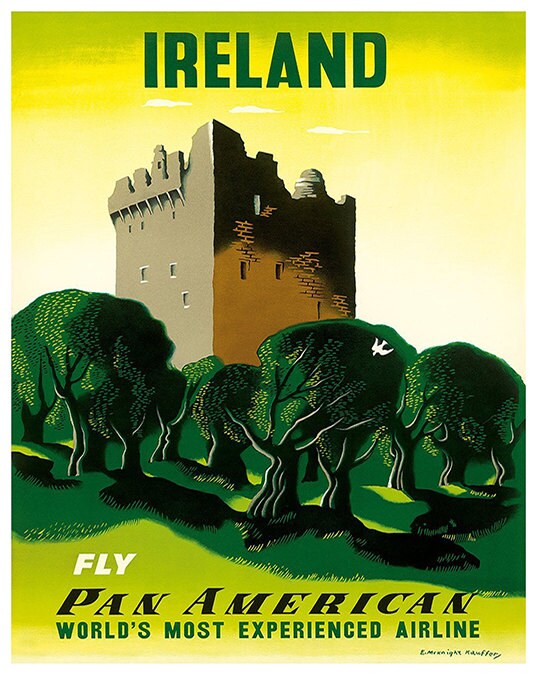Ireland Travel Art Sign Wall Decor Irish Poster Print (XR328)