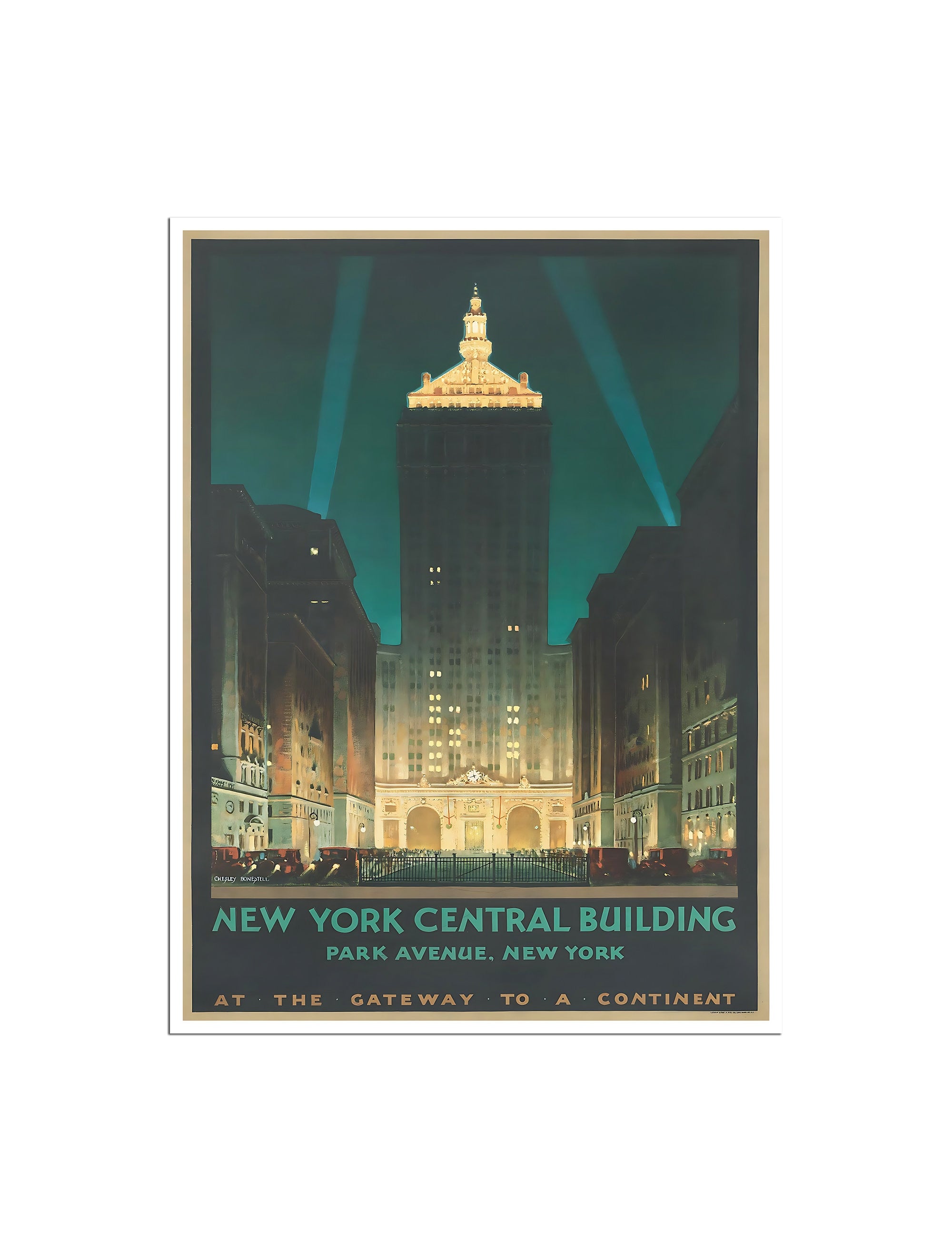 Park Avenue Art New York Travel Poster America Print Home Decor (XR4827)