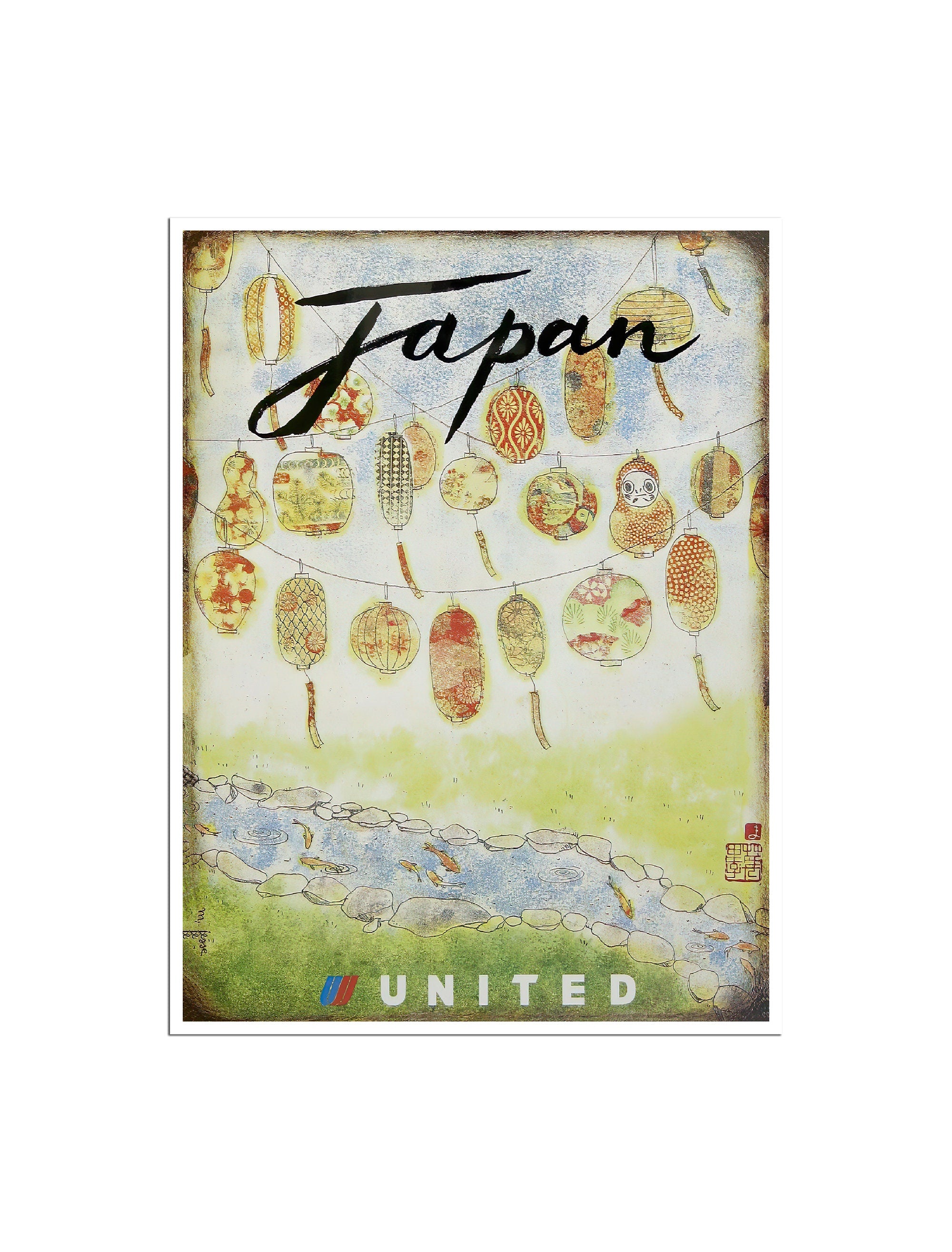 Japan Travel Poster Vintage Japanese Wall Art (XR4009)