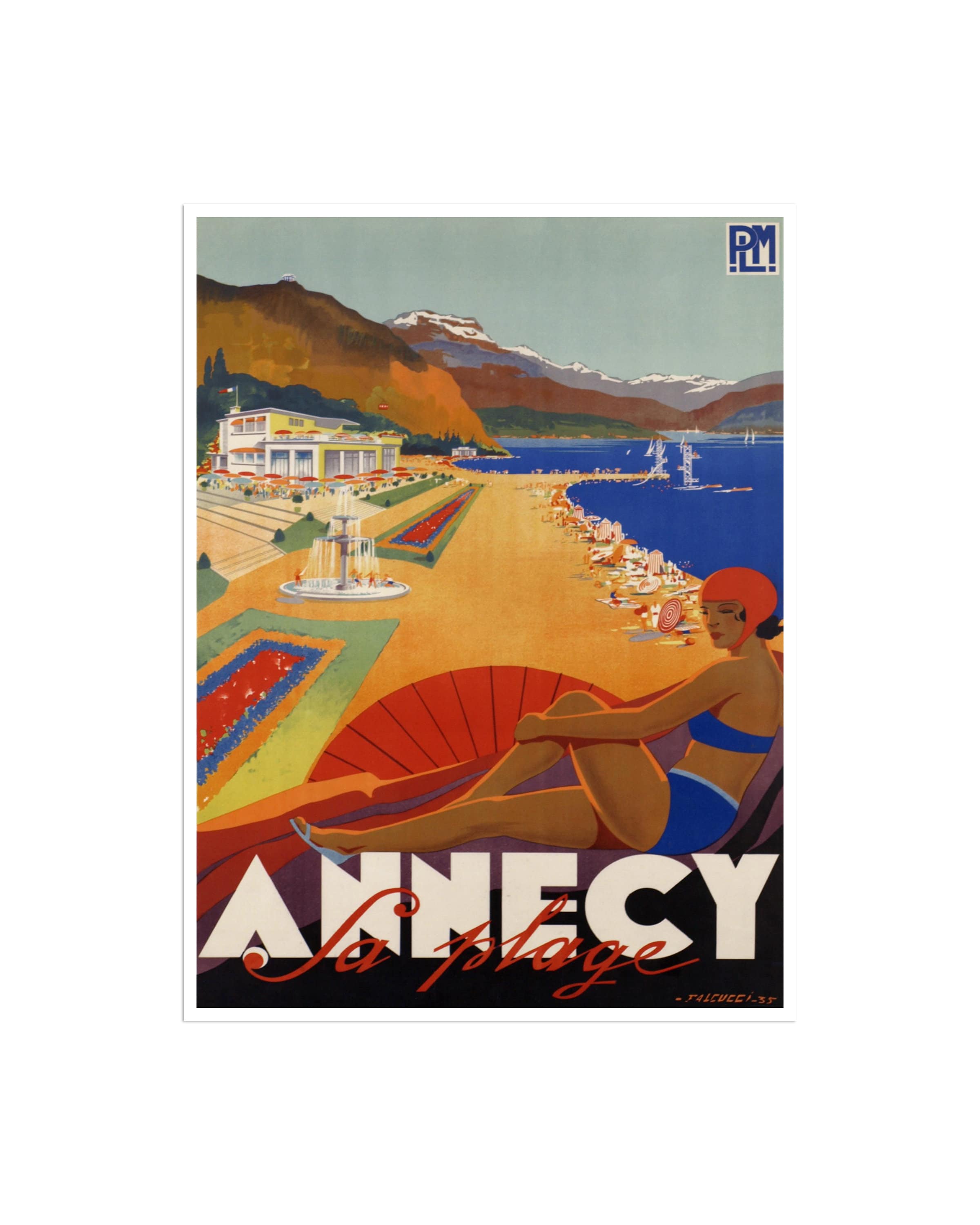 Annecy Travel Poster