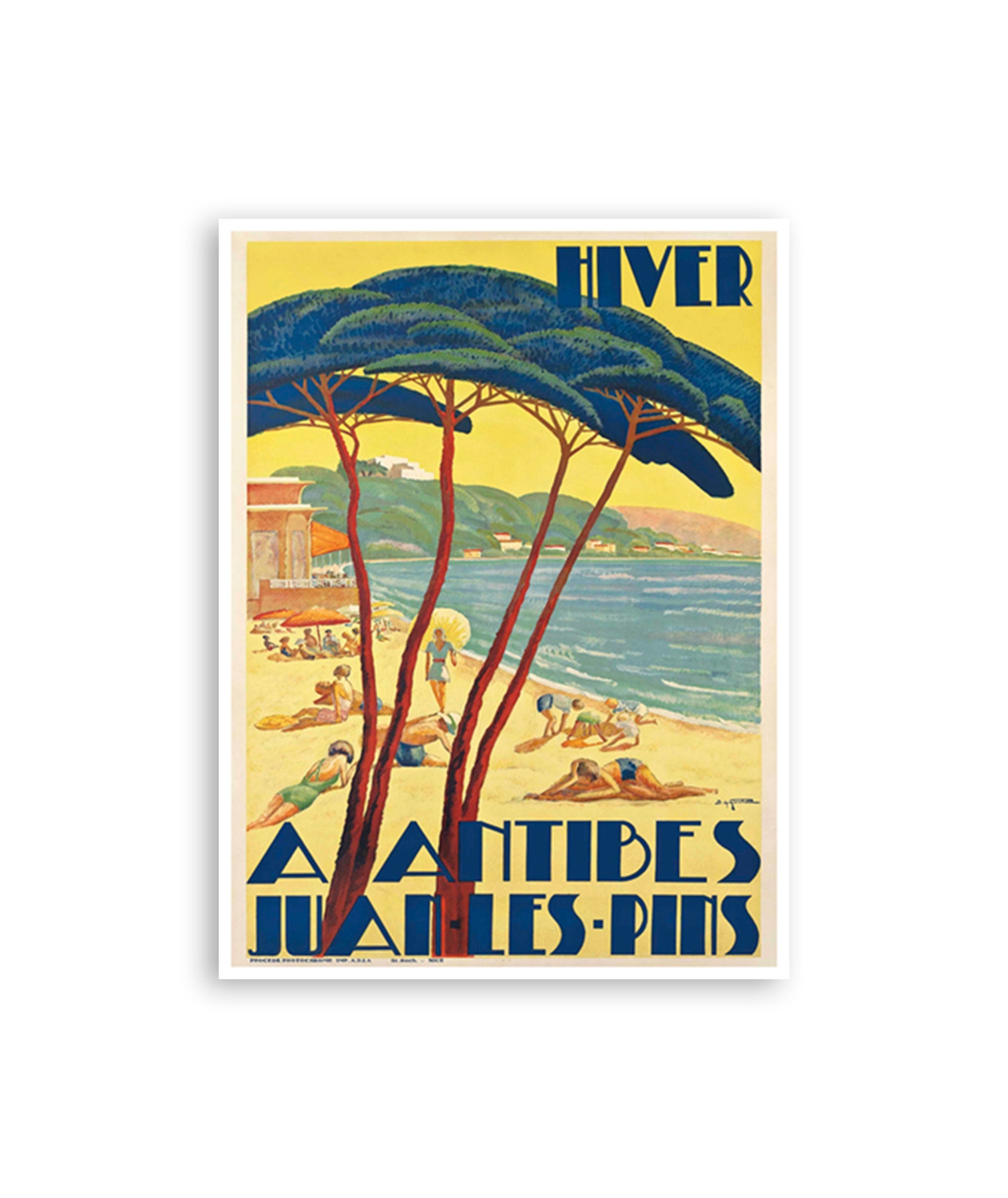 Antibes Travel Poster