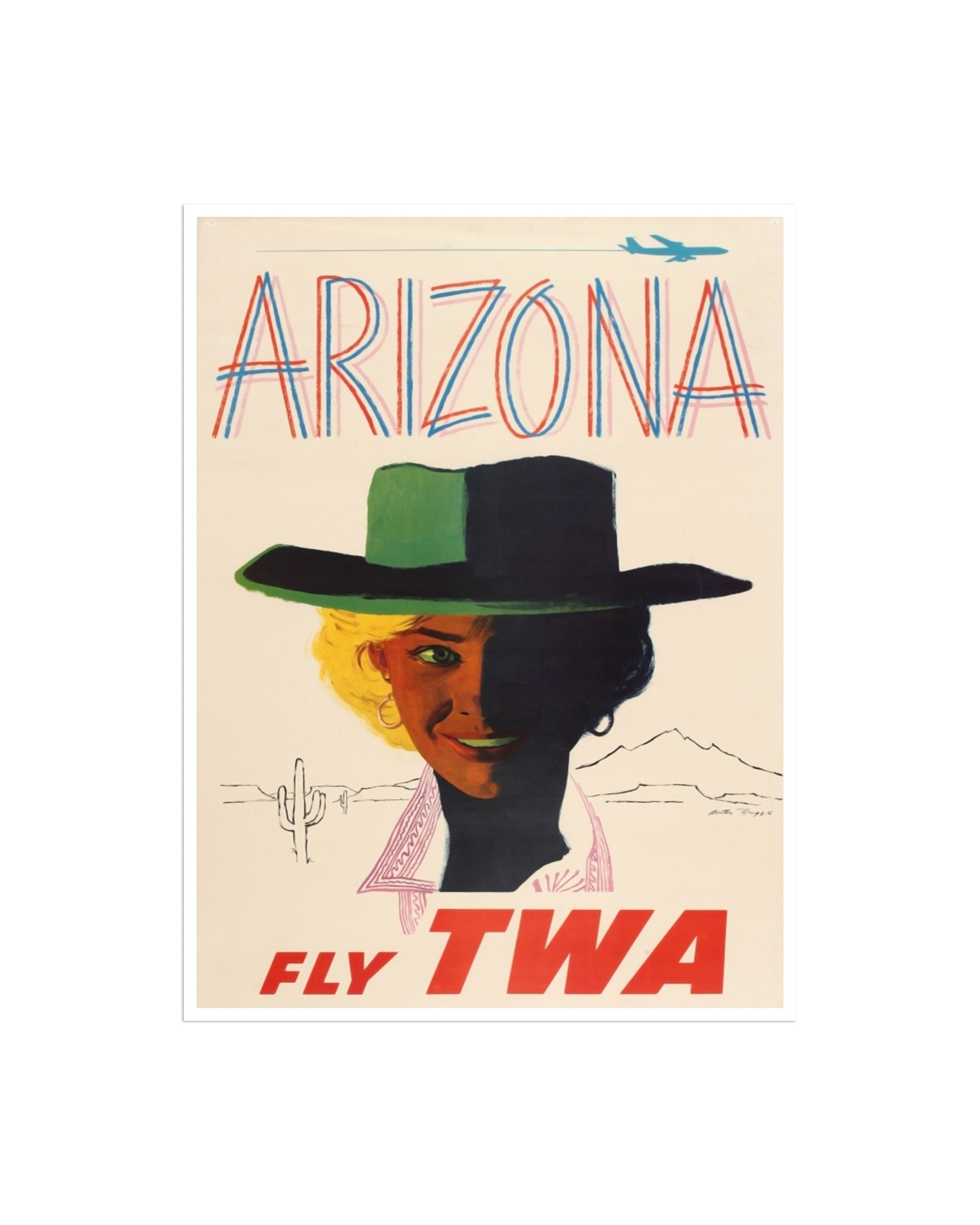 Arizona TWA Travel Poster America