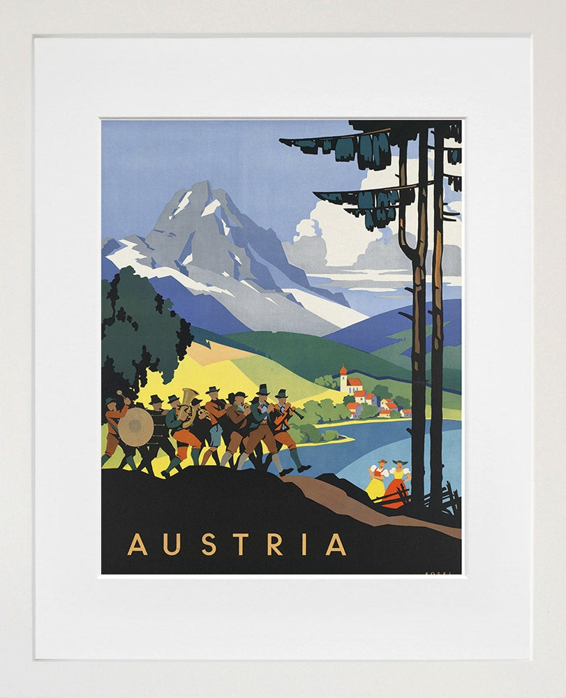 Austria Travel Poster