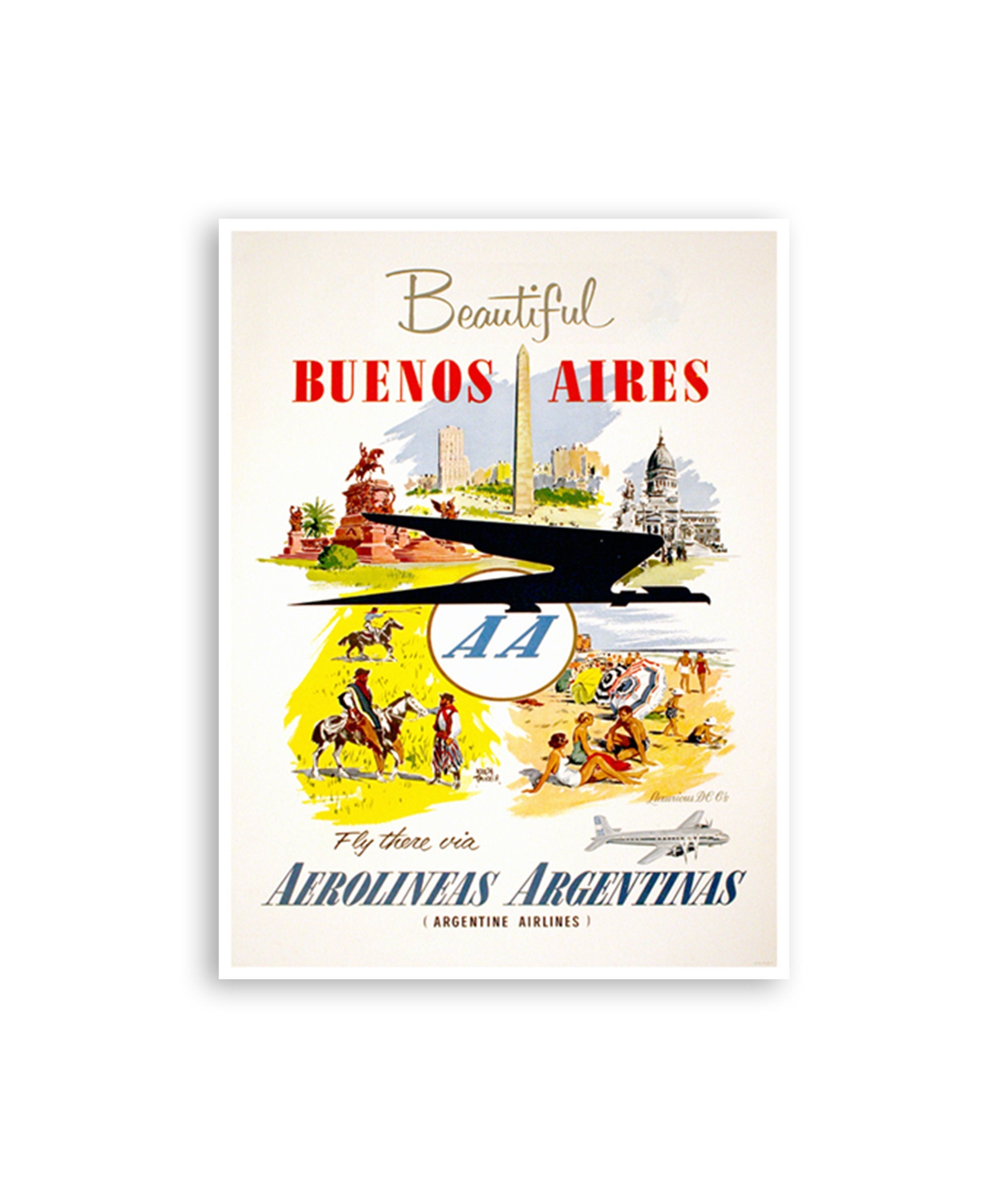 Buenos Aires Travel Poster