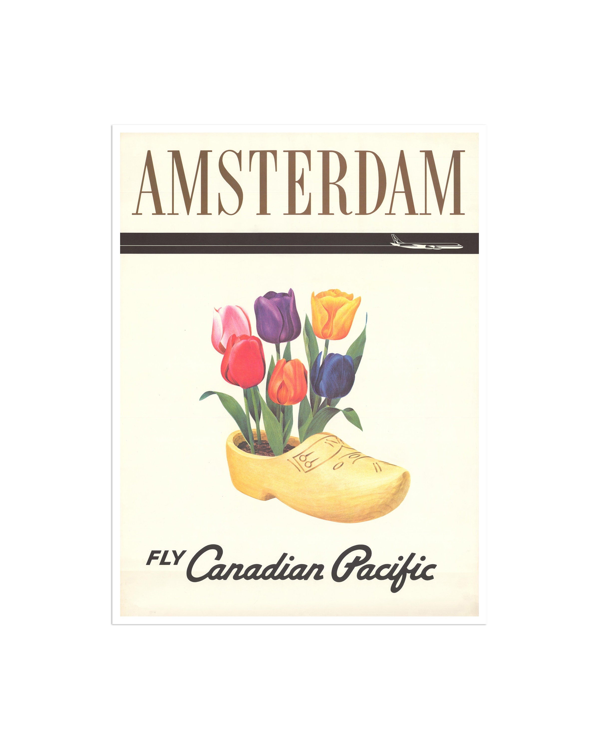 Amsterdam Travel Poster