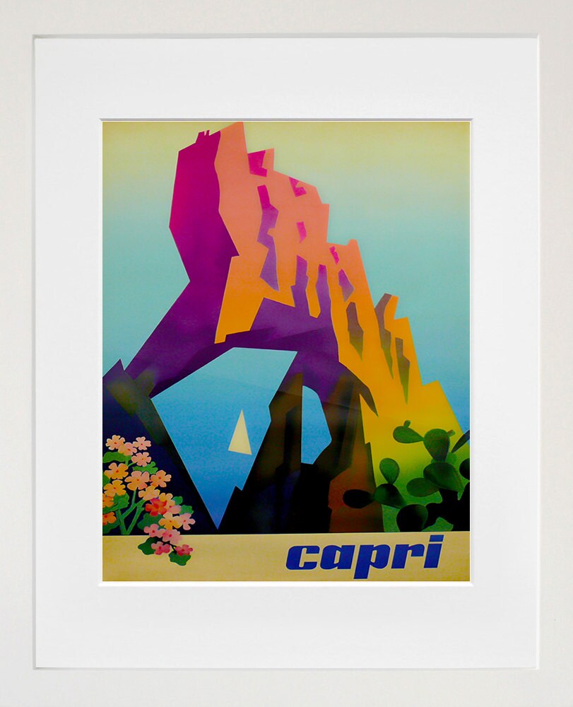 Capri Travel Poster