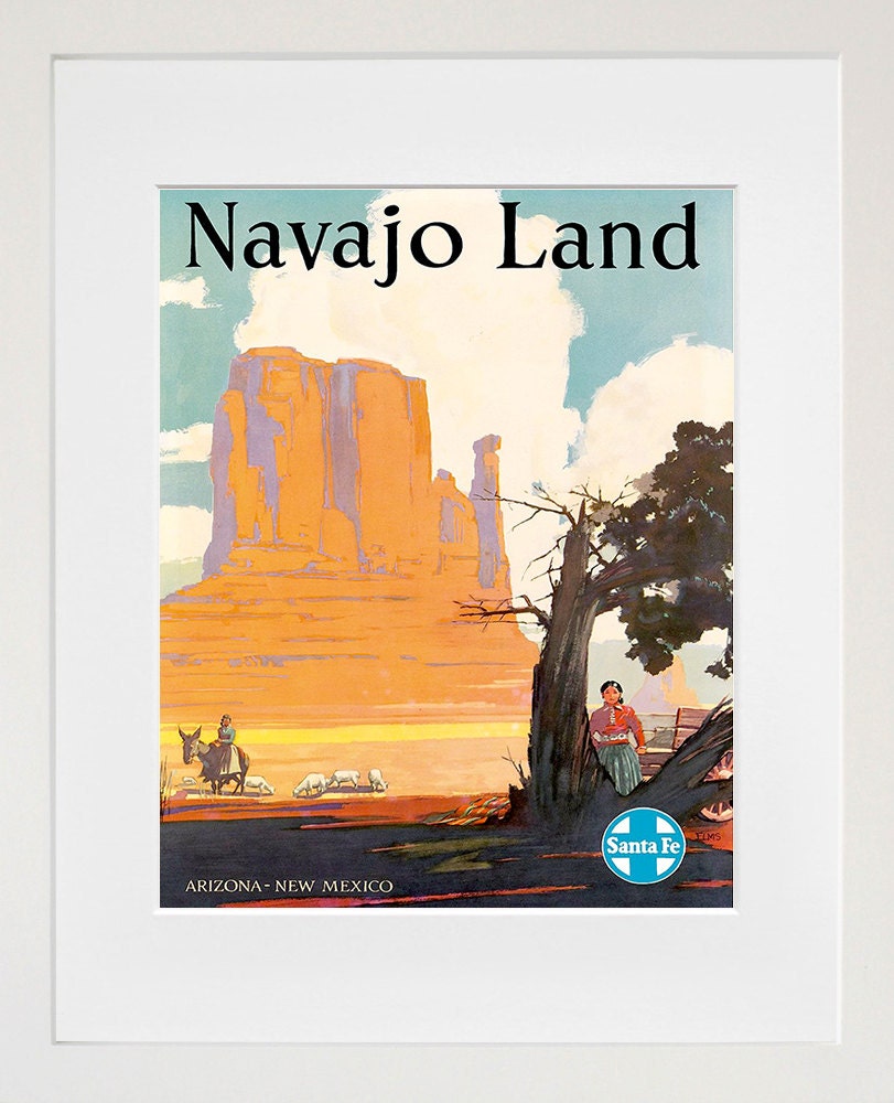 Santa Fe Travel Poster