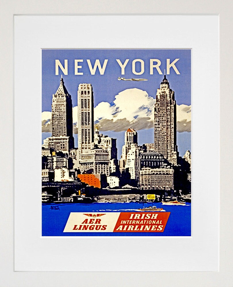 New York Travel Poster America Wall Art Home Decor Print (TR80)