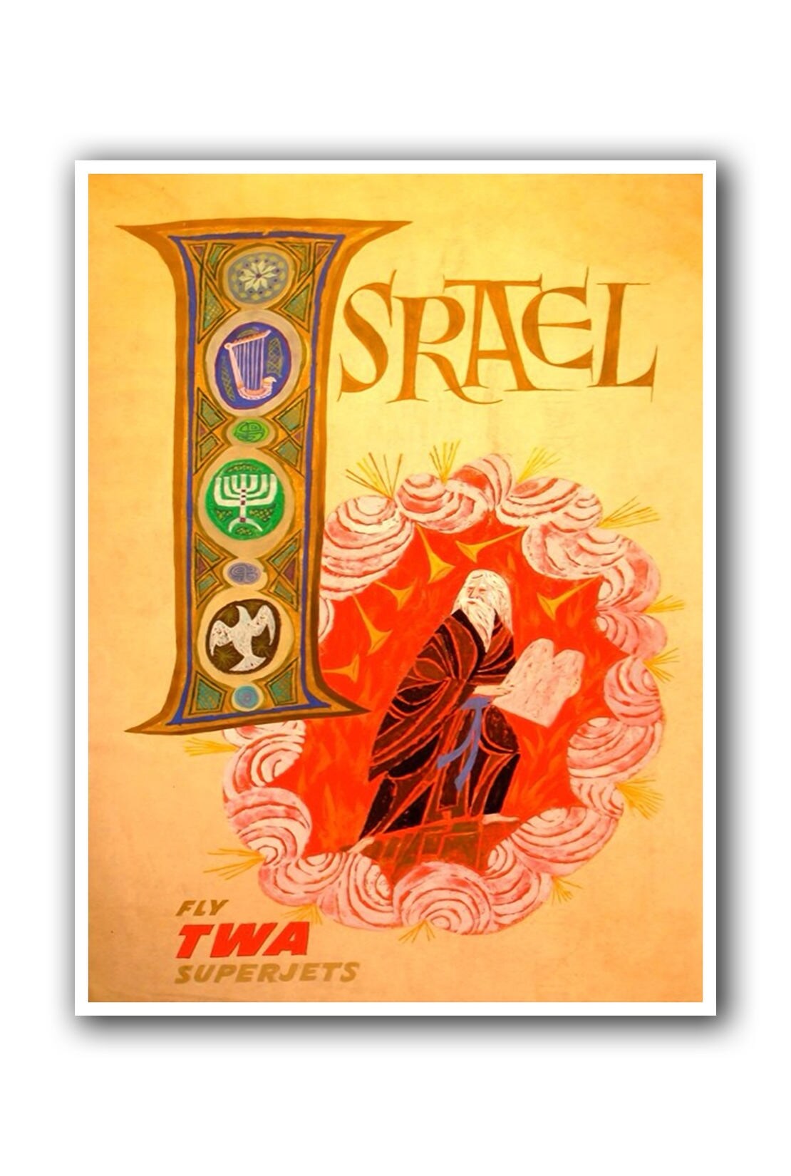 Israel Vintage Art Travel Poster Print Home Wall Decor (XR1371)