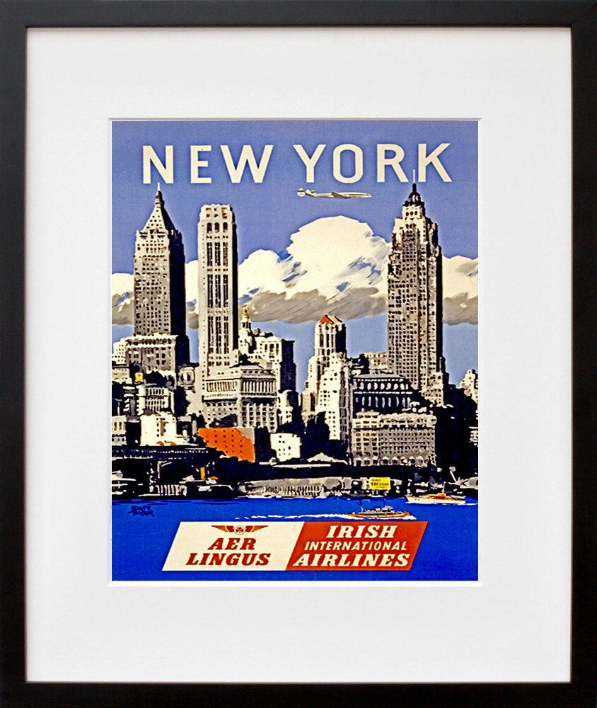 New York Travel Poster America Wall Art Home Decor Print (TR80)