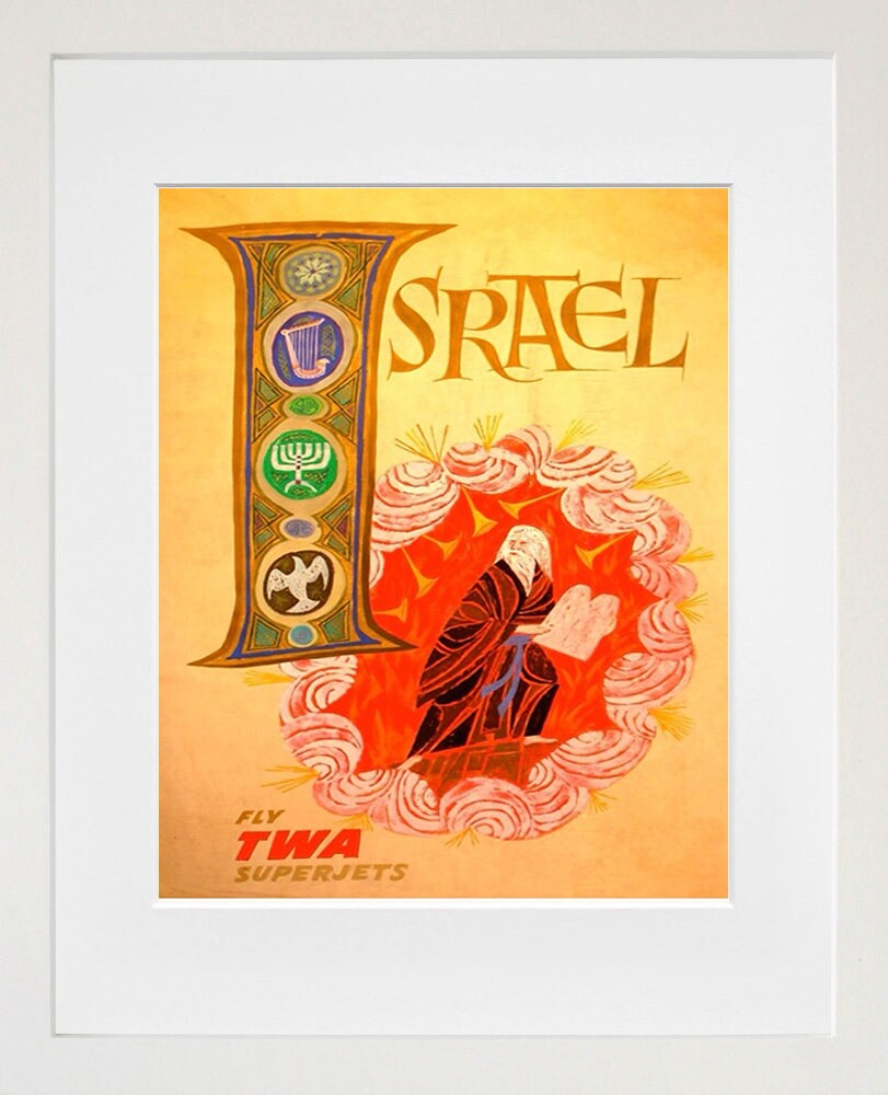 Israel Vintage Art Travel Poster Print Home Wall Decor (XR1371)