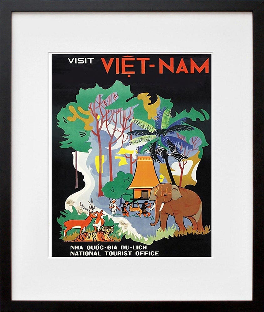 Vietnam Gift Art Sign Wall Decor Travel Poster Print (XR1452)