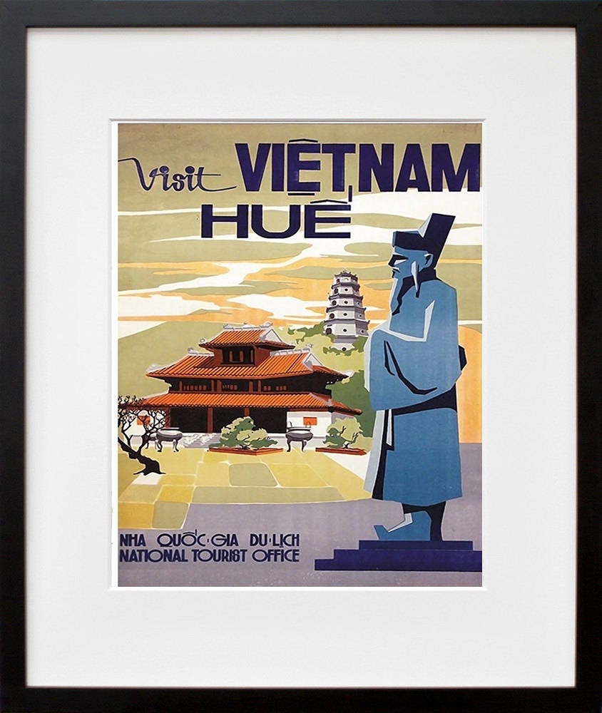 Vietnam Gift Art Sign Wall Decor Travel Poster Print (XR1446)