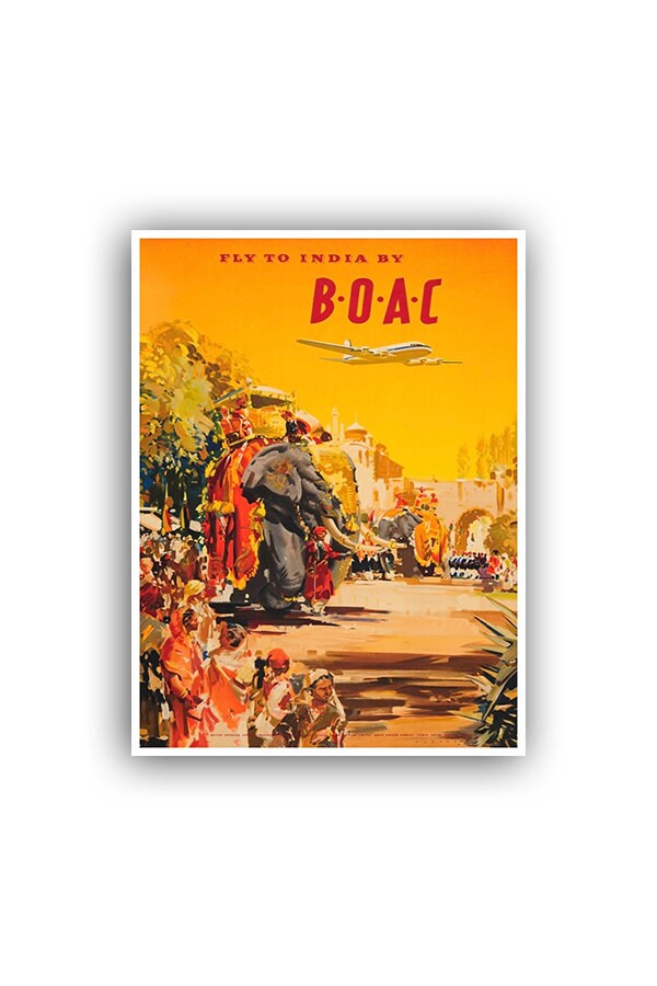 India Art Travel Poster Home Decor Retro Vintage Print (XR1510)