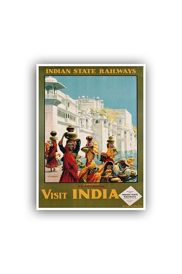 Travel Poster India Art Print Udaipur (XR1071)