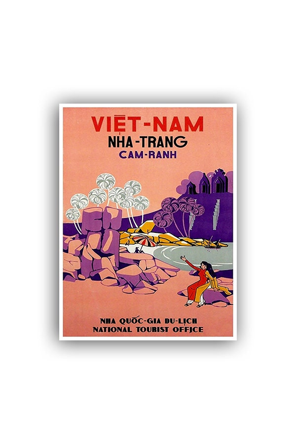 Vietnam Travel Poster Art Print Asian Home Decor (XR1017)