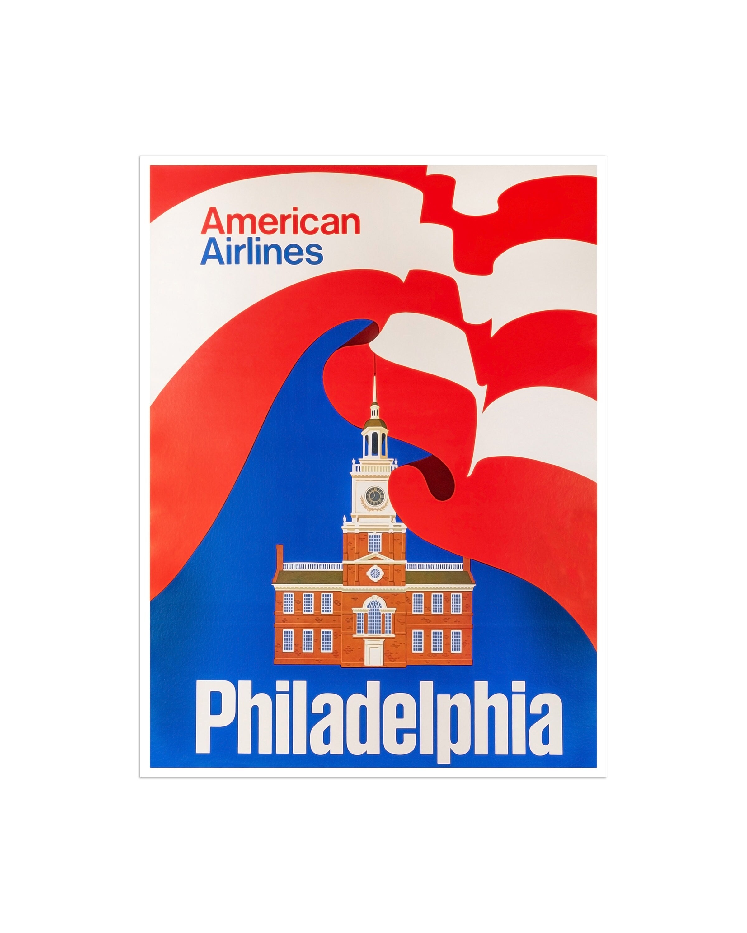 Philadelphia Art Print Travel Poster Retro Home Decor (XR1819)