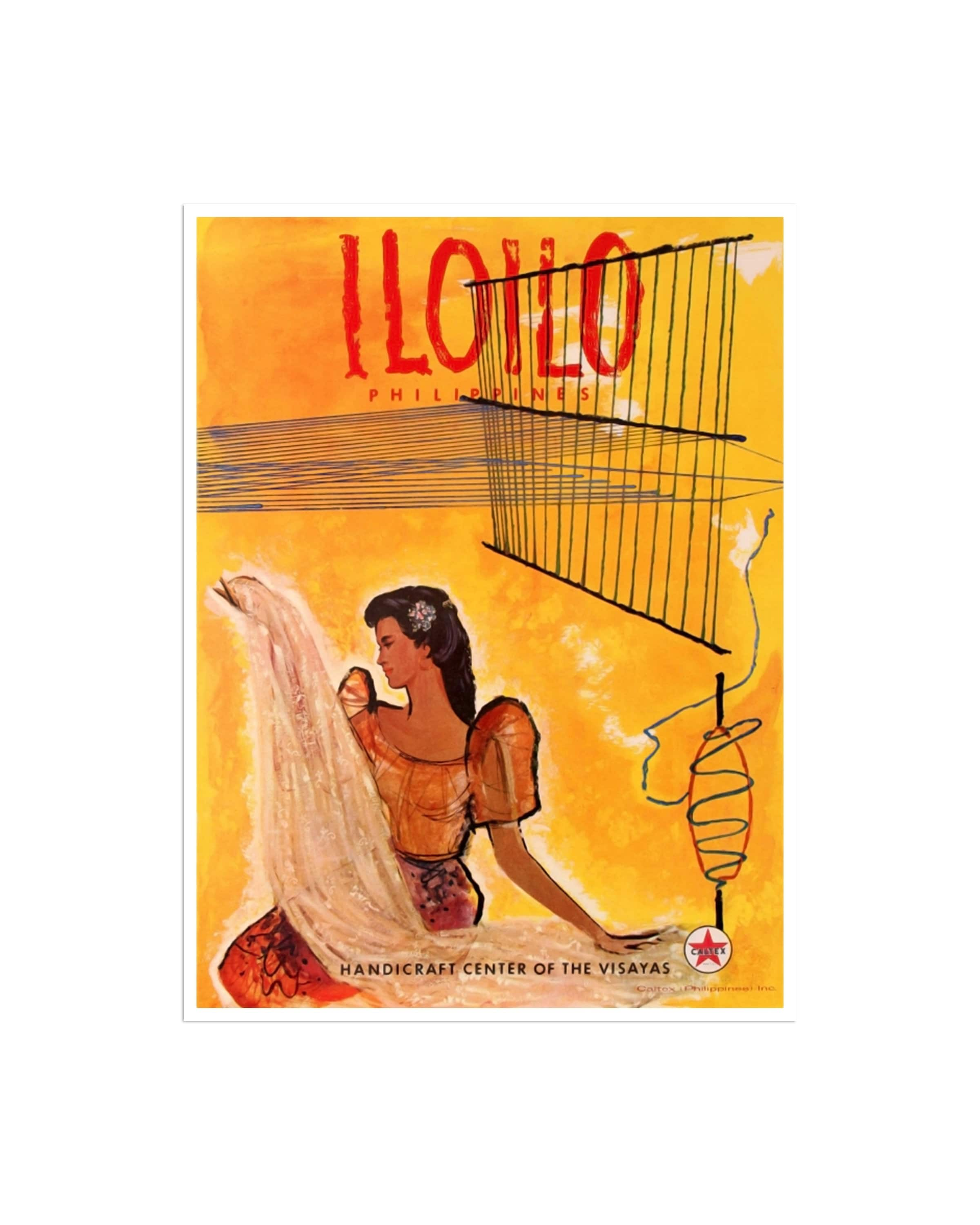 Philippines Travel Poster Iloilo Art Print Home Decor (XR1910)