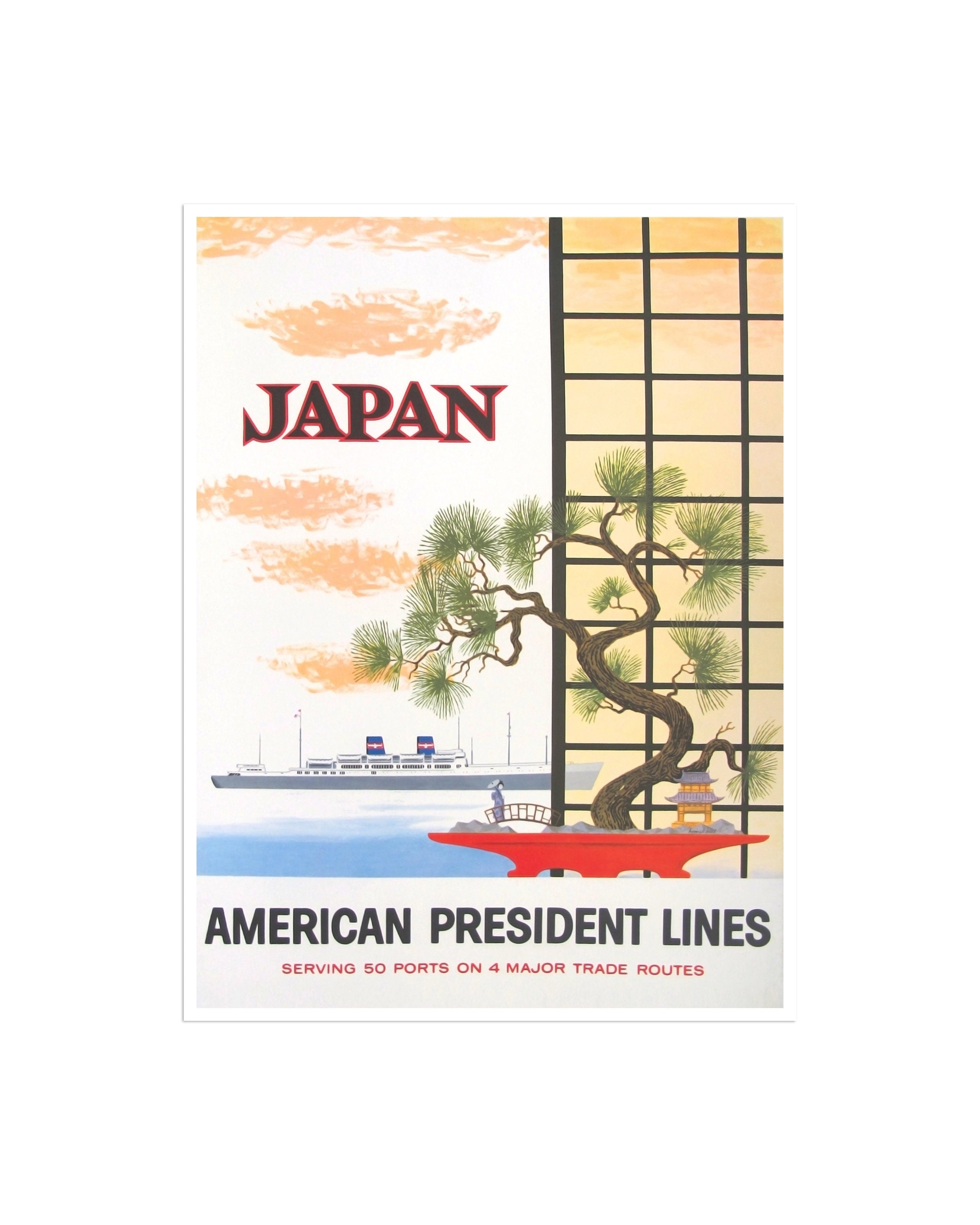 Japan Travel Art Poster Print Japanese Wall Decor (XR1737)