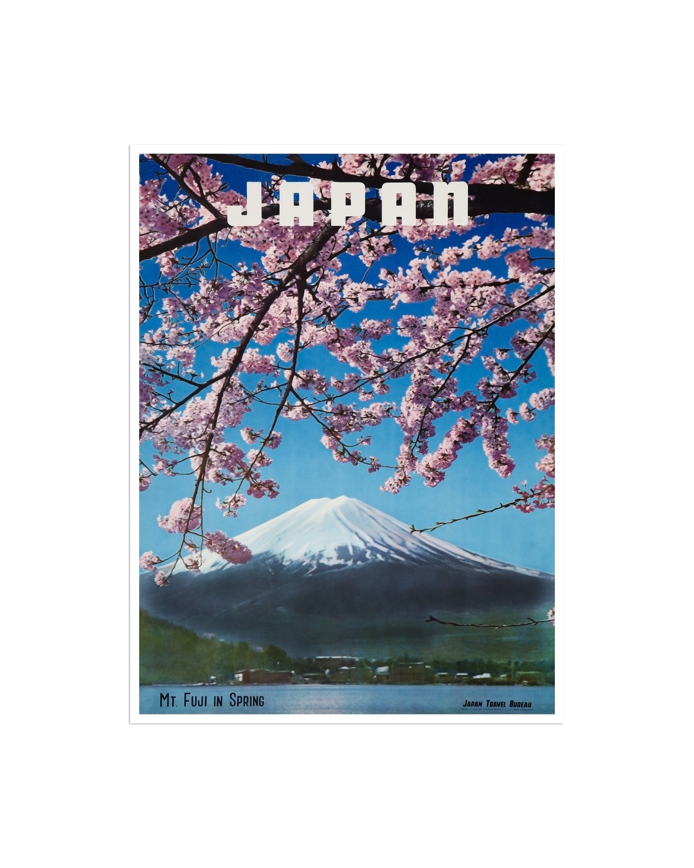 Retro Travel Poster Japan Vintage Japanese Art Print (H538)