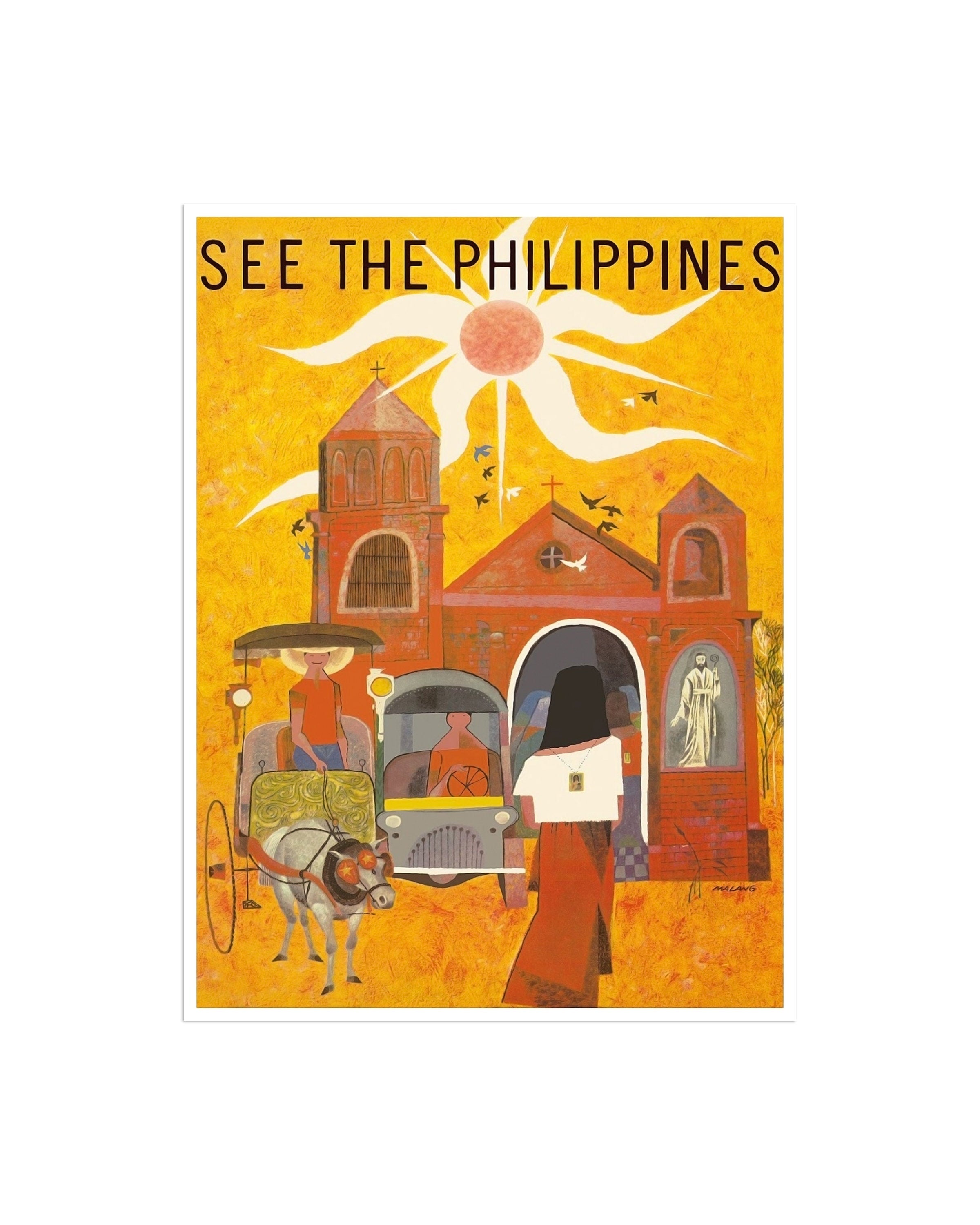 Philippines Travel Poster Art Print Home Decor (XR1898)