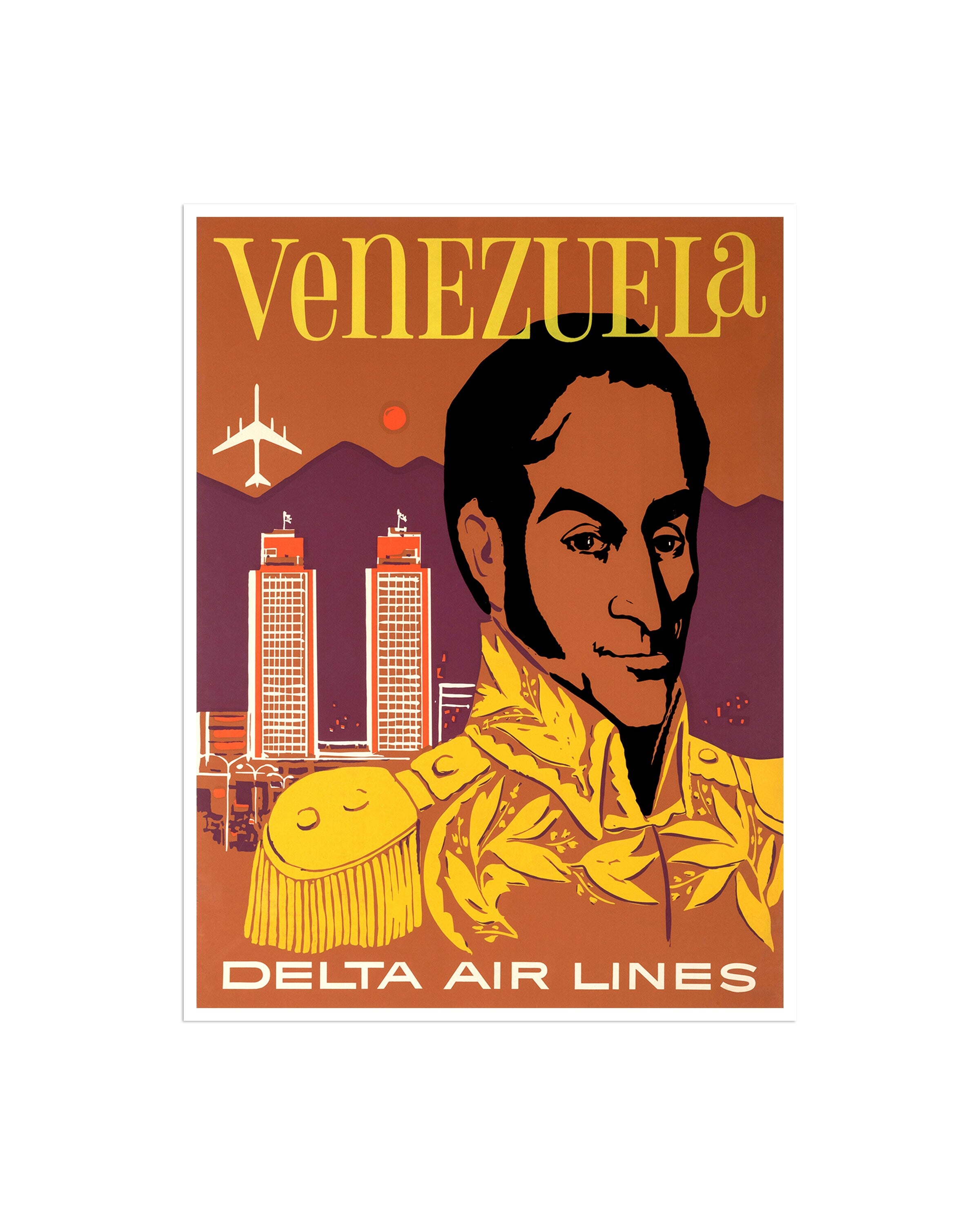 Venezuela Art Vintage Travel Poster Wall Print (XR2109)