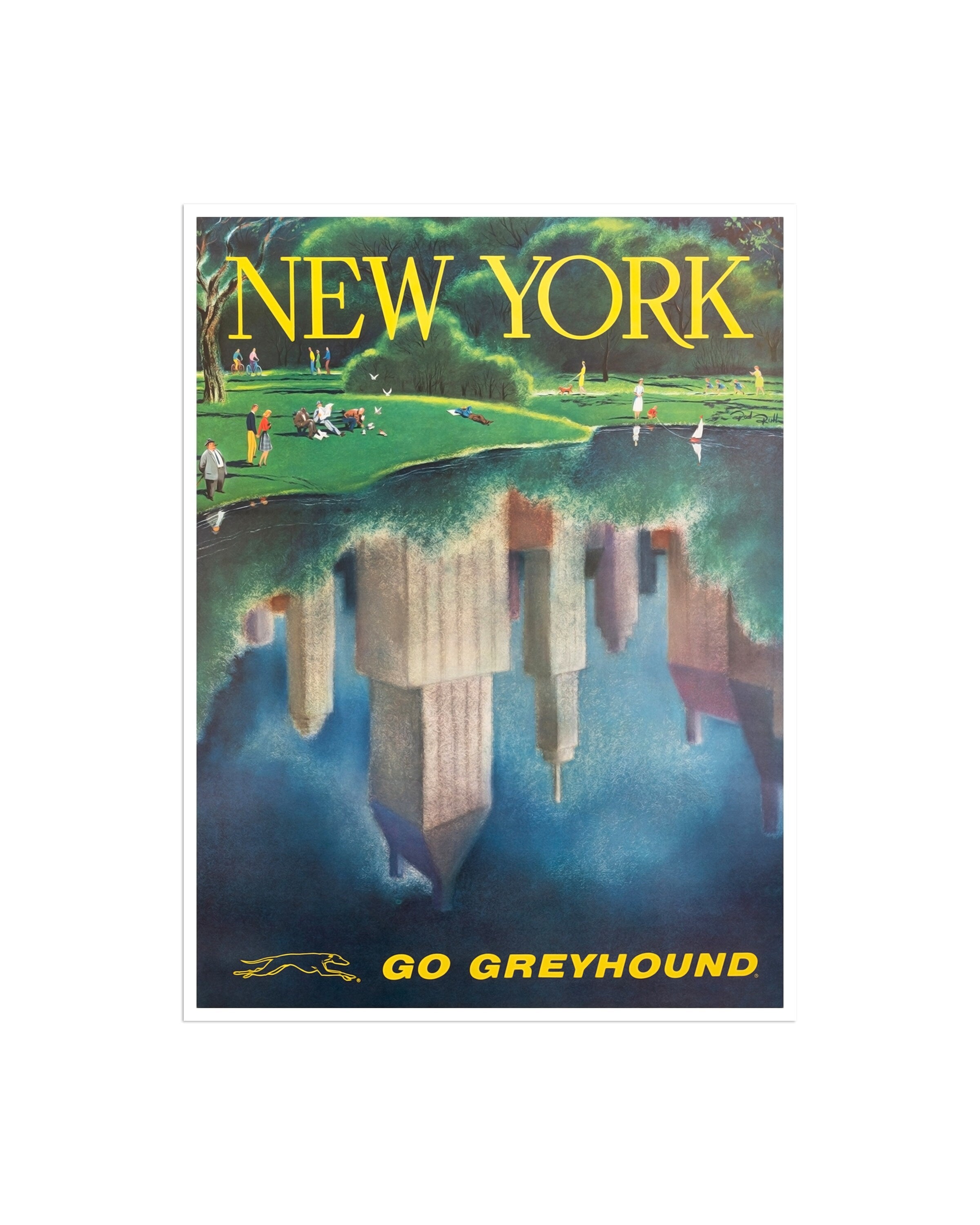 New York Art Wall Decor Retro Travel Poster (XR2099)