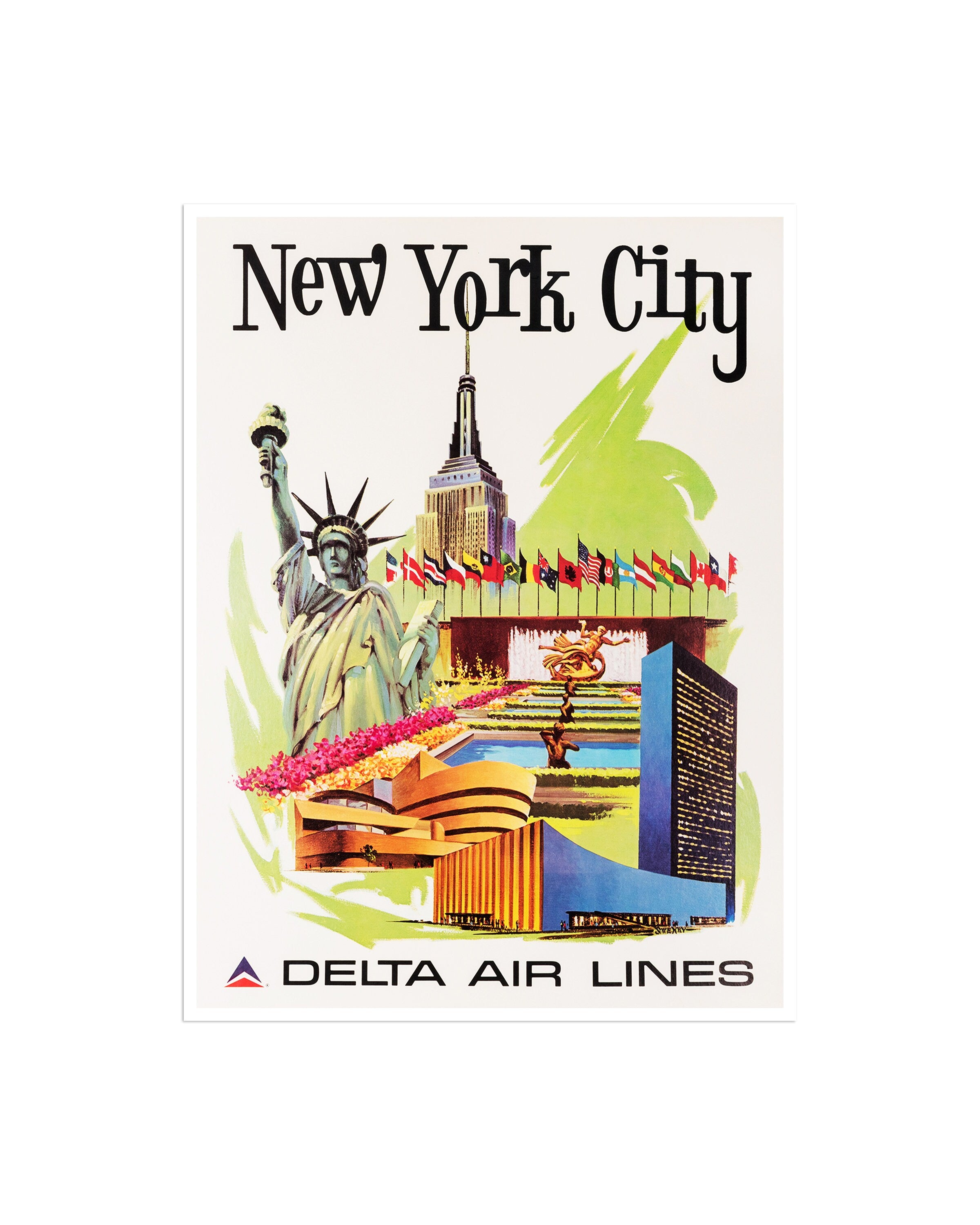 New York Travel Poster America Wall Art Home Decor Print (XR2111)