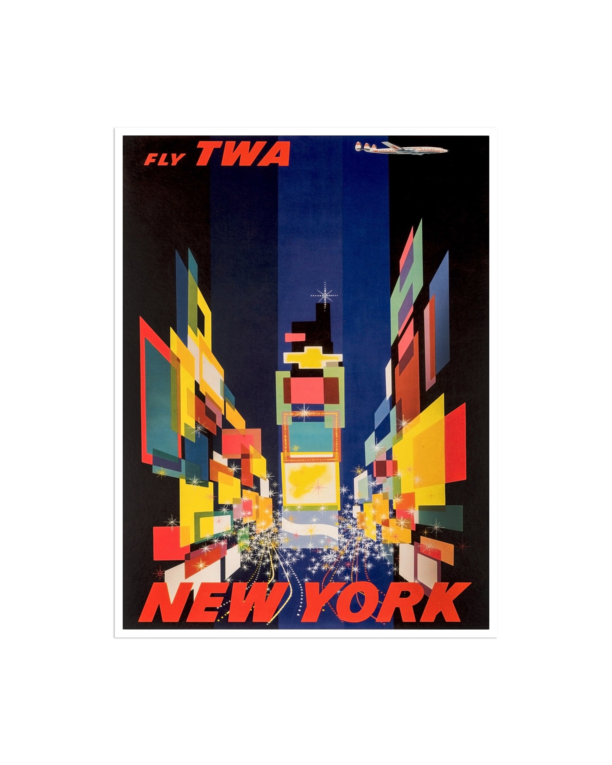 Travel Poster New York Art Times Square Home Decor Print (XR2163)