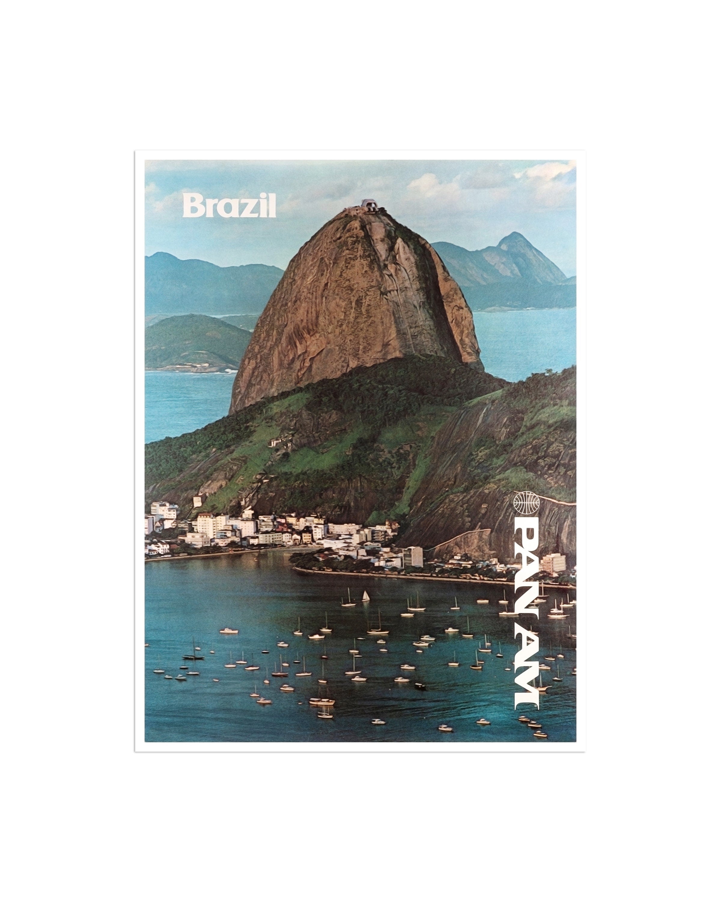 Brazil Travel Poster Home Decor Rio De Janeiro Wall Art Print (H632)
