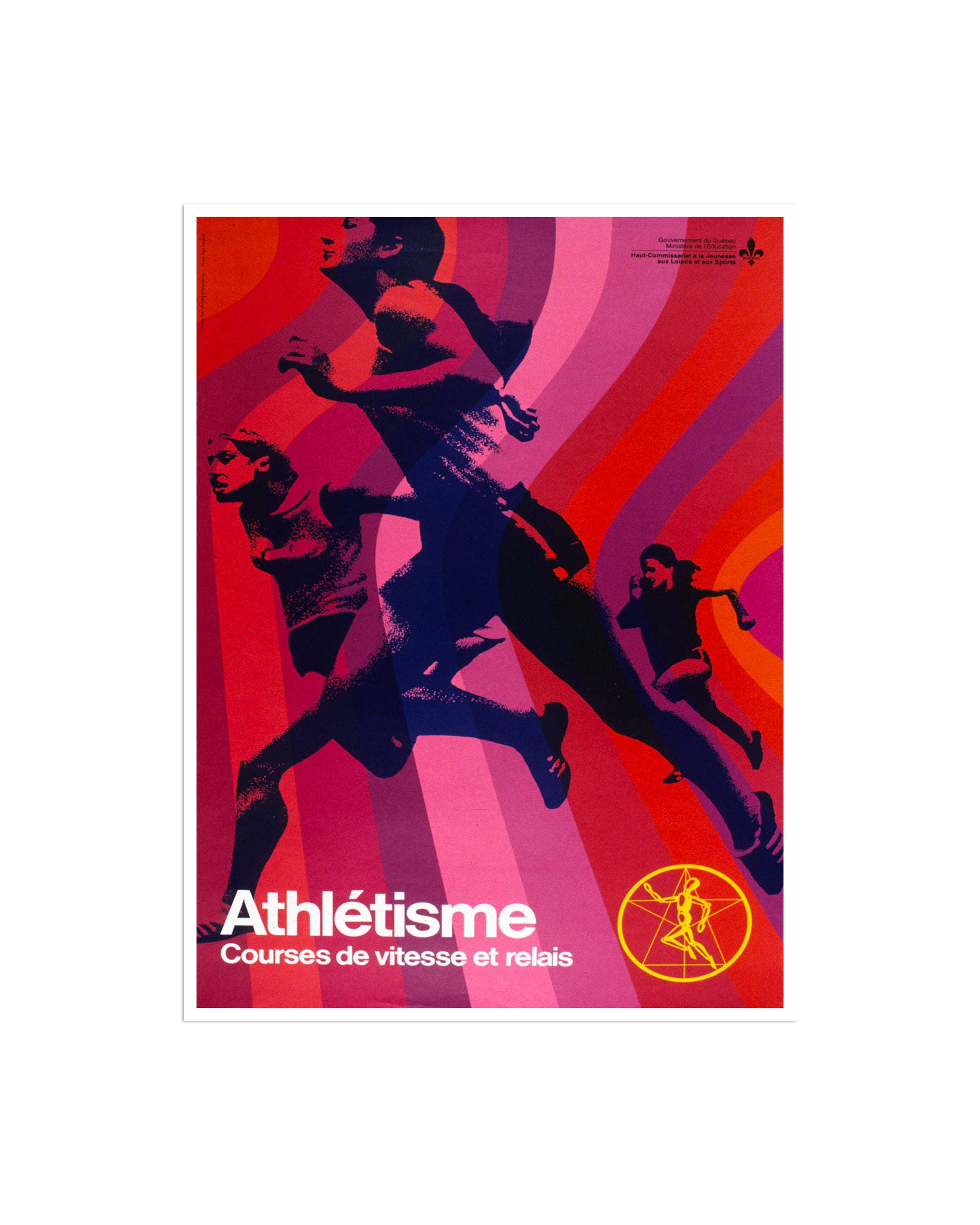 Running Poster Sports Art Track And Field (H315)
