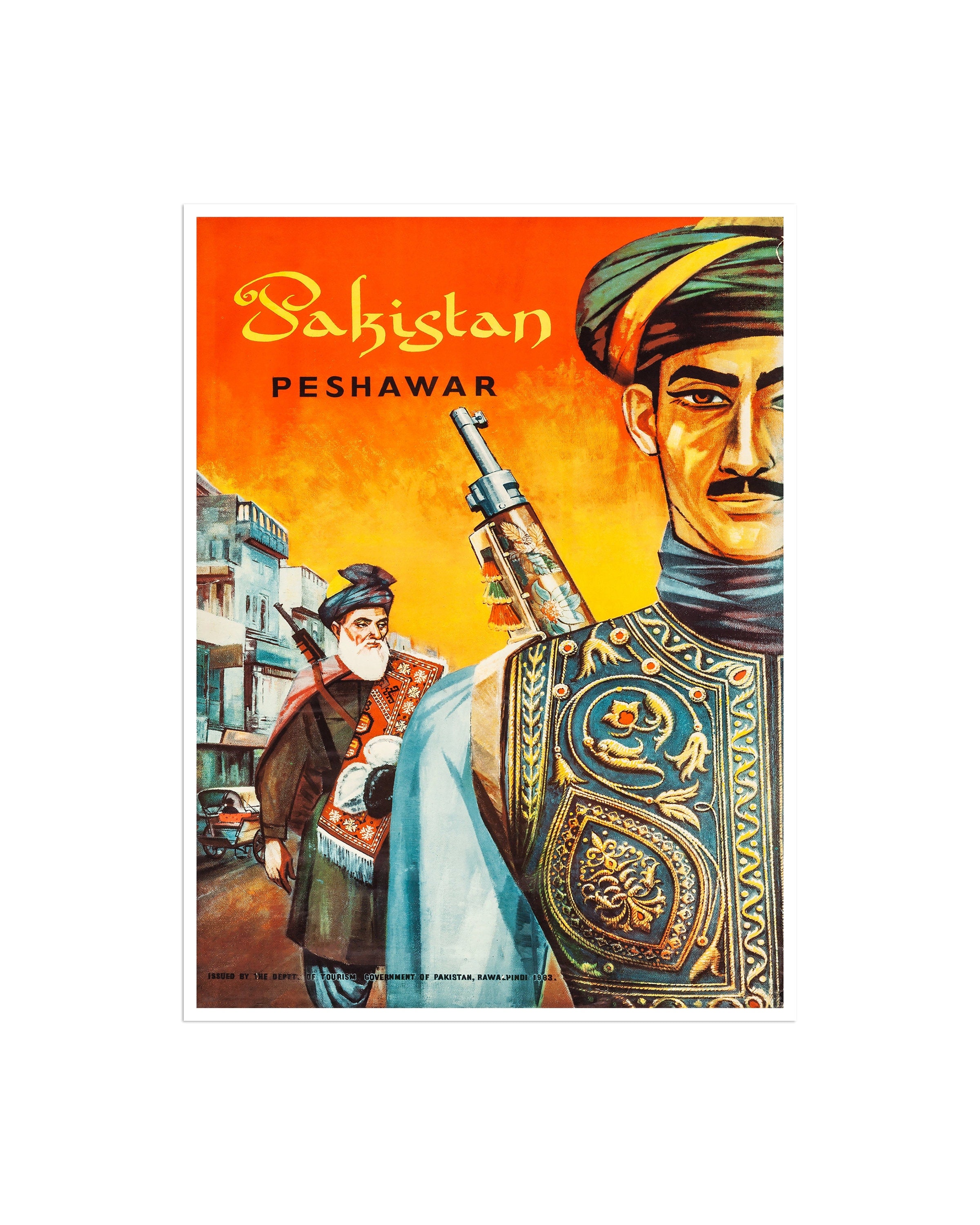 Pakistan Art Travel Poster Sign Wall Decor Print (XR2433)