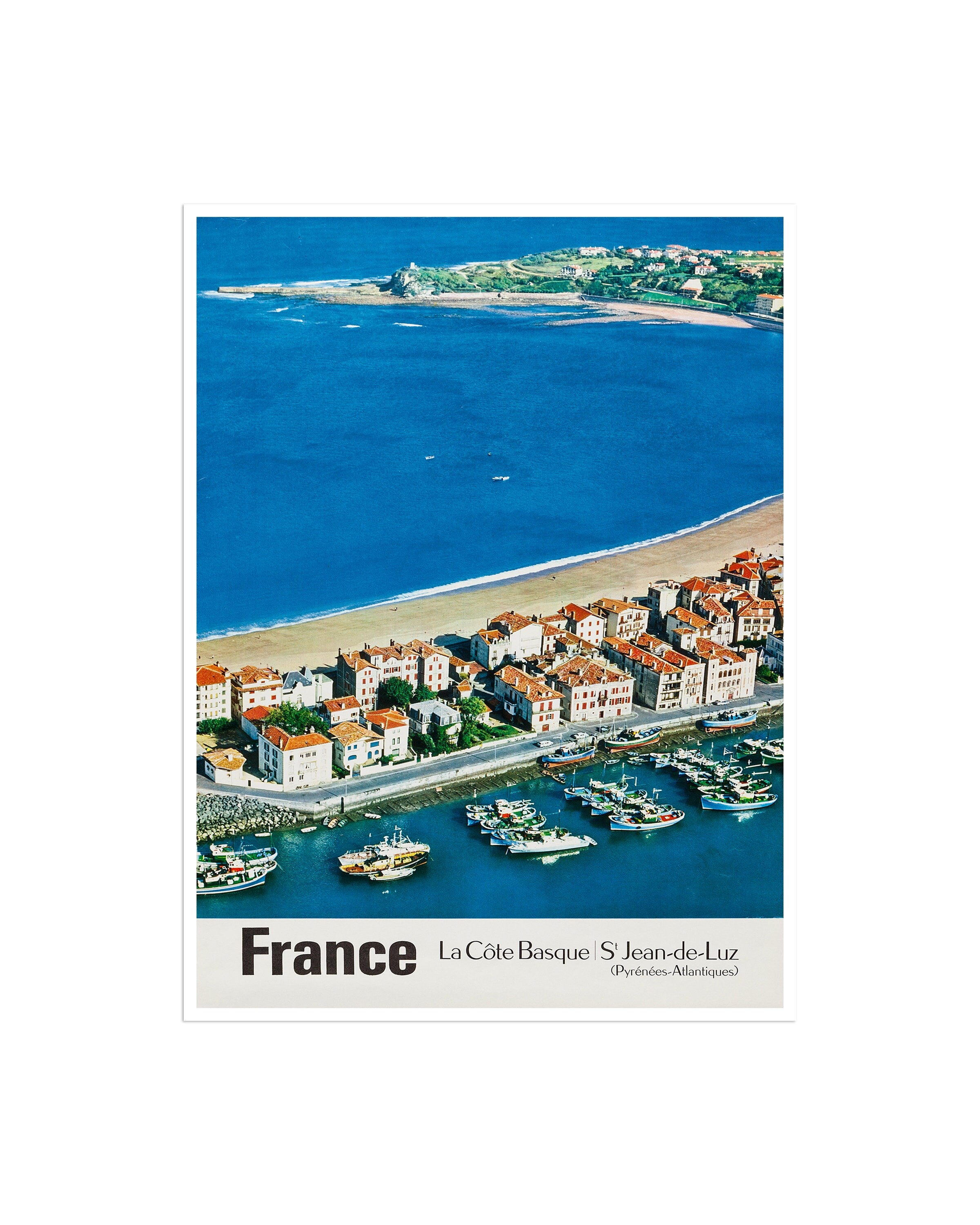 Travel Art France St Jean De Luz Poster Sports Retro Decor Vintage Print (H668)