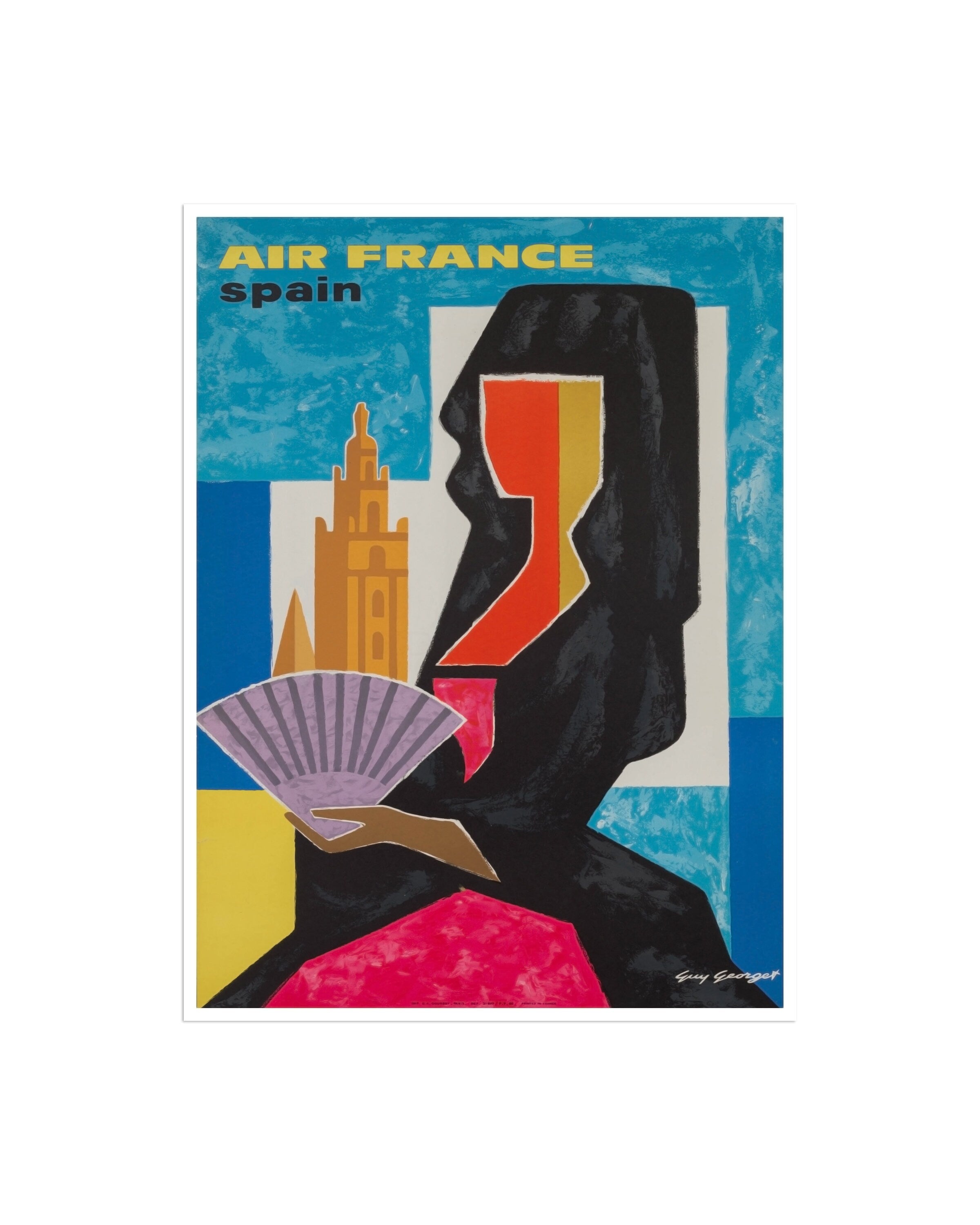 Spain Art Print Travel Poster Spanish Home Decor (XR1621)