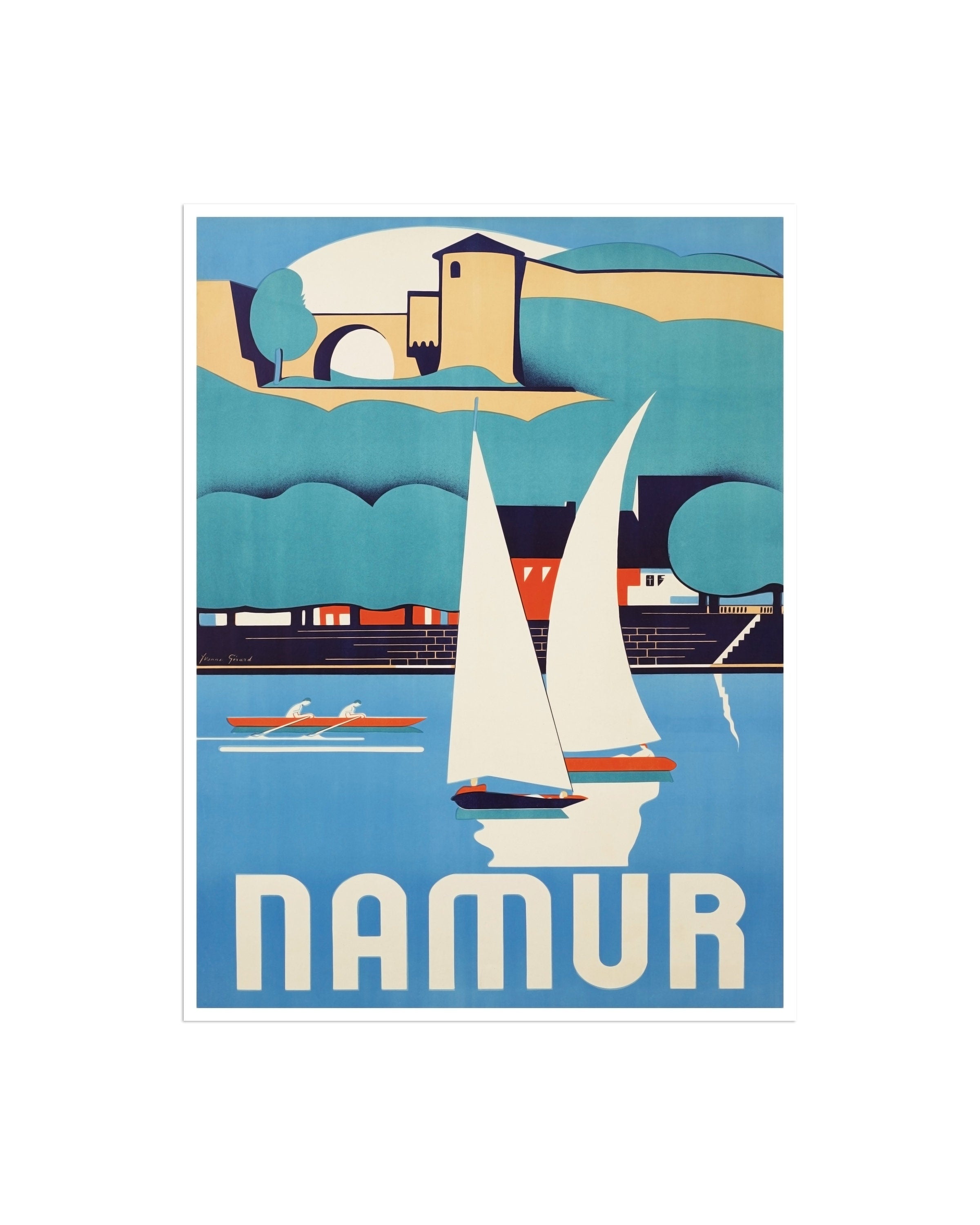 Namur Belgium Art Print Travel Home Decor Poster (XR1686)