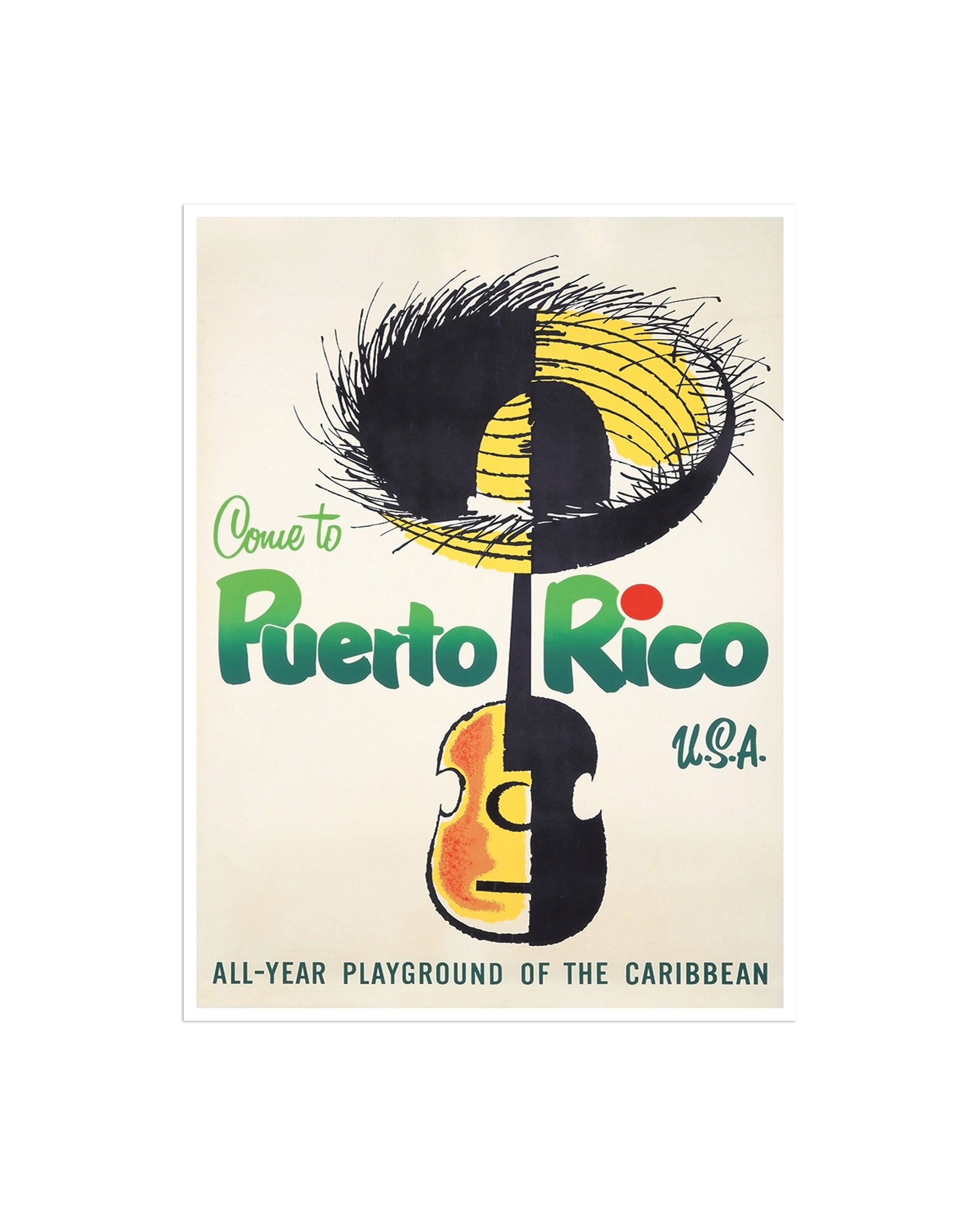 Puerto Rico Art Travel Poster Home Decor Wall Print (XR1307)