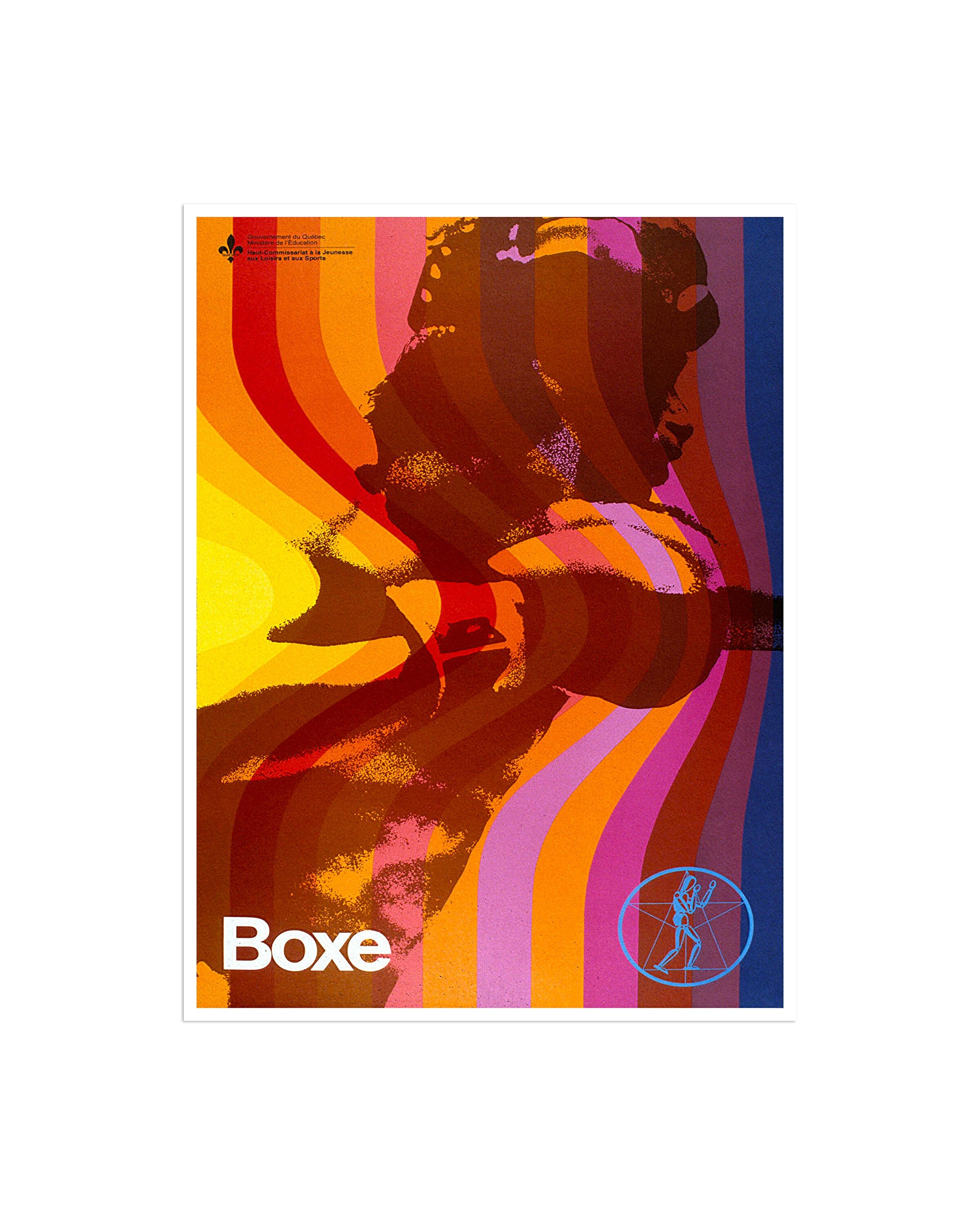 Boxing Print Vintage Sports Poster Wall Art (H324)