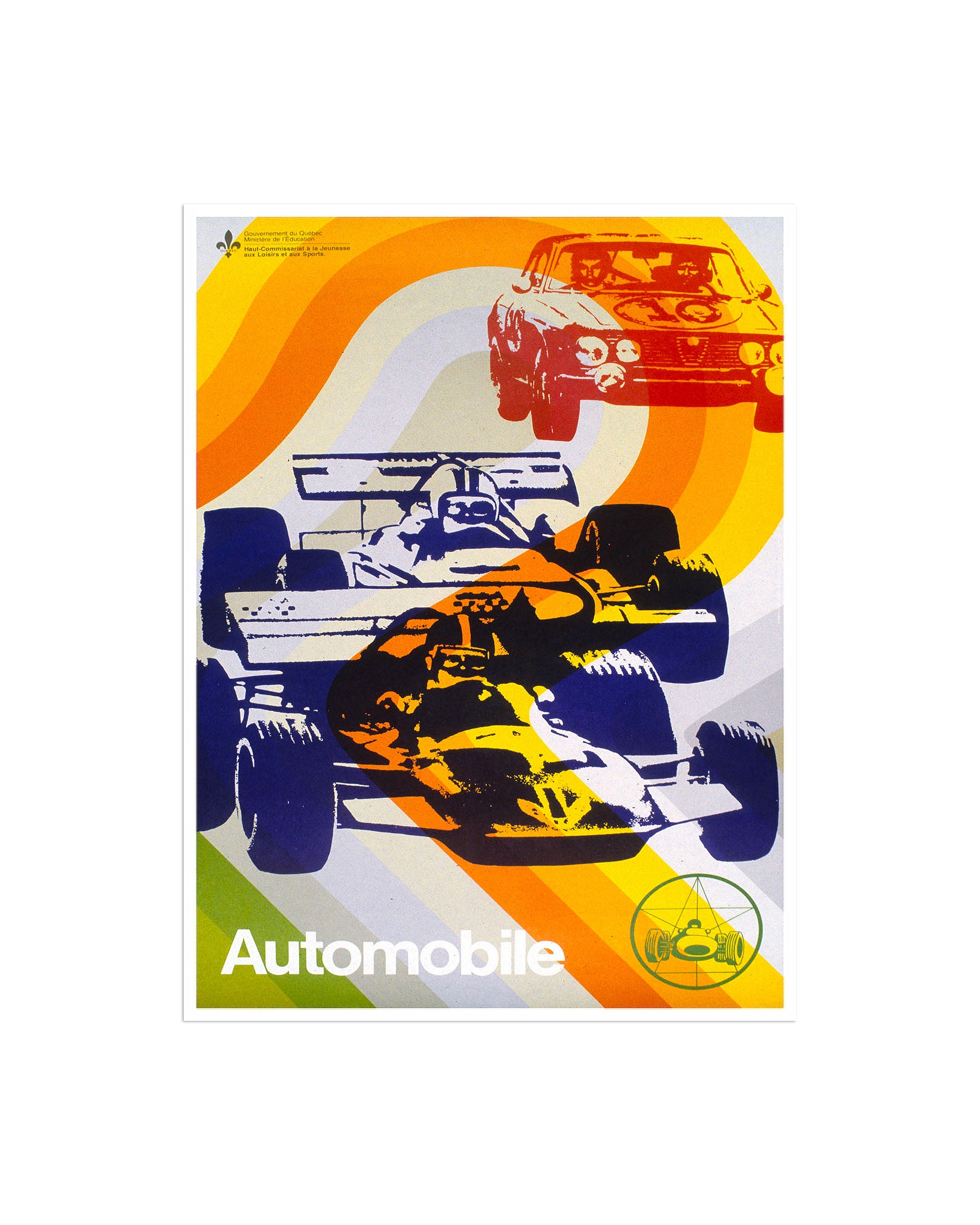 Retro Race Car Poster Auto Racing Vintage Motor Sport Art Print (H303)
