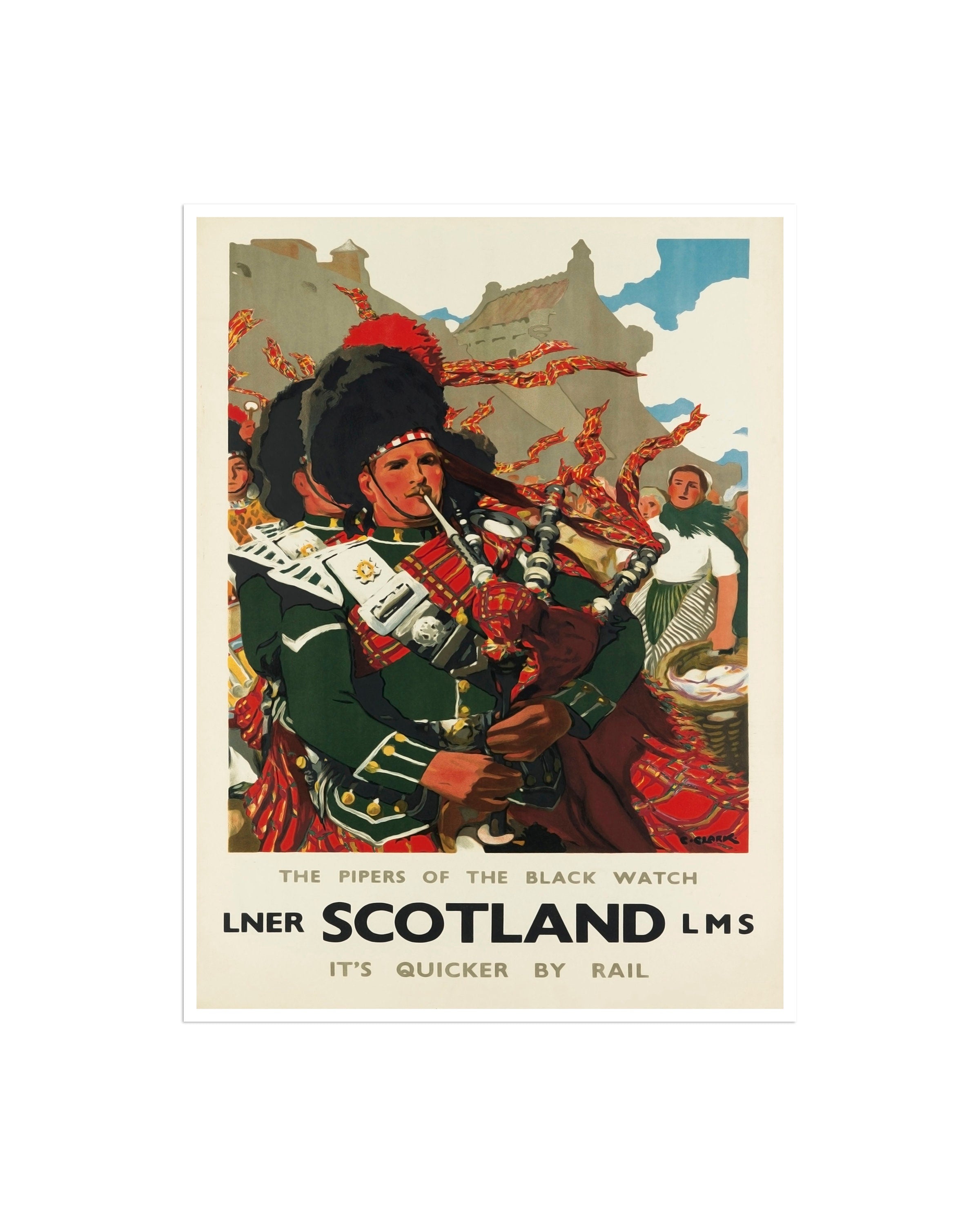 Scotland Art Travel Poster Print Scottish Home Decor (XR1764)