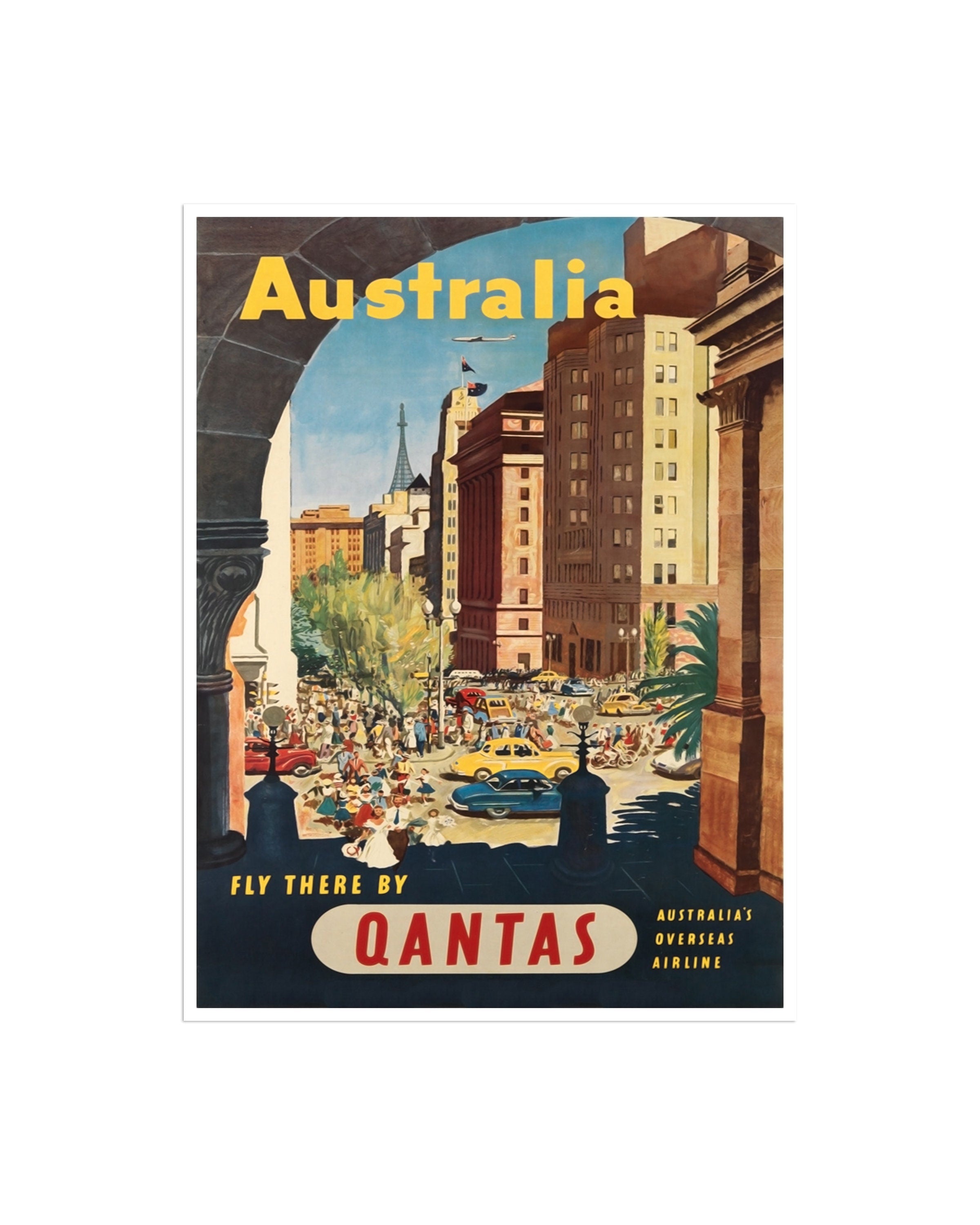 Australia Art Vintage Travel Poster Print Home Wall Decor (XR2015)